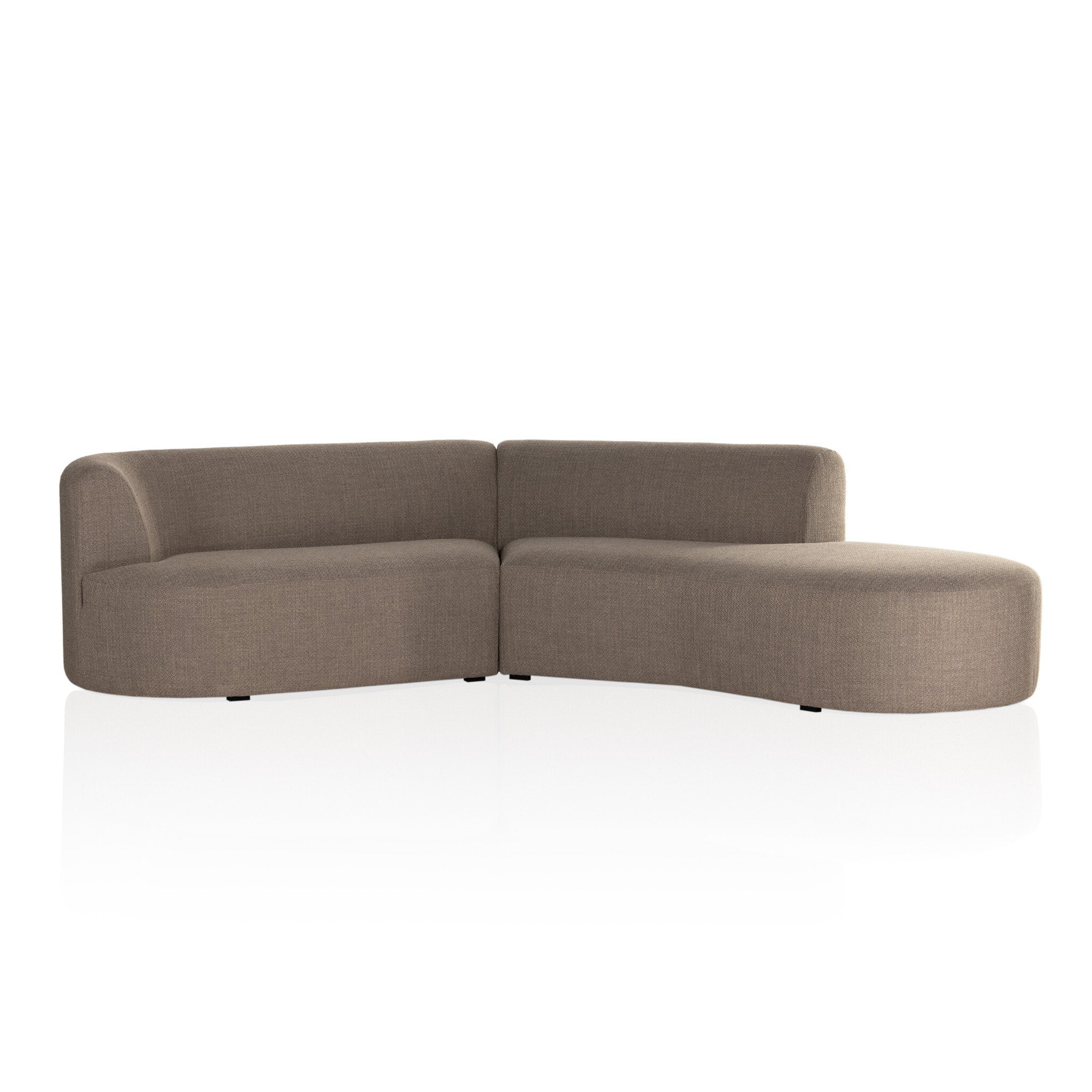 Kipton 2-Piece Sectional - Gibson Mink | Right Chaise - Image 1
