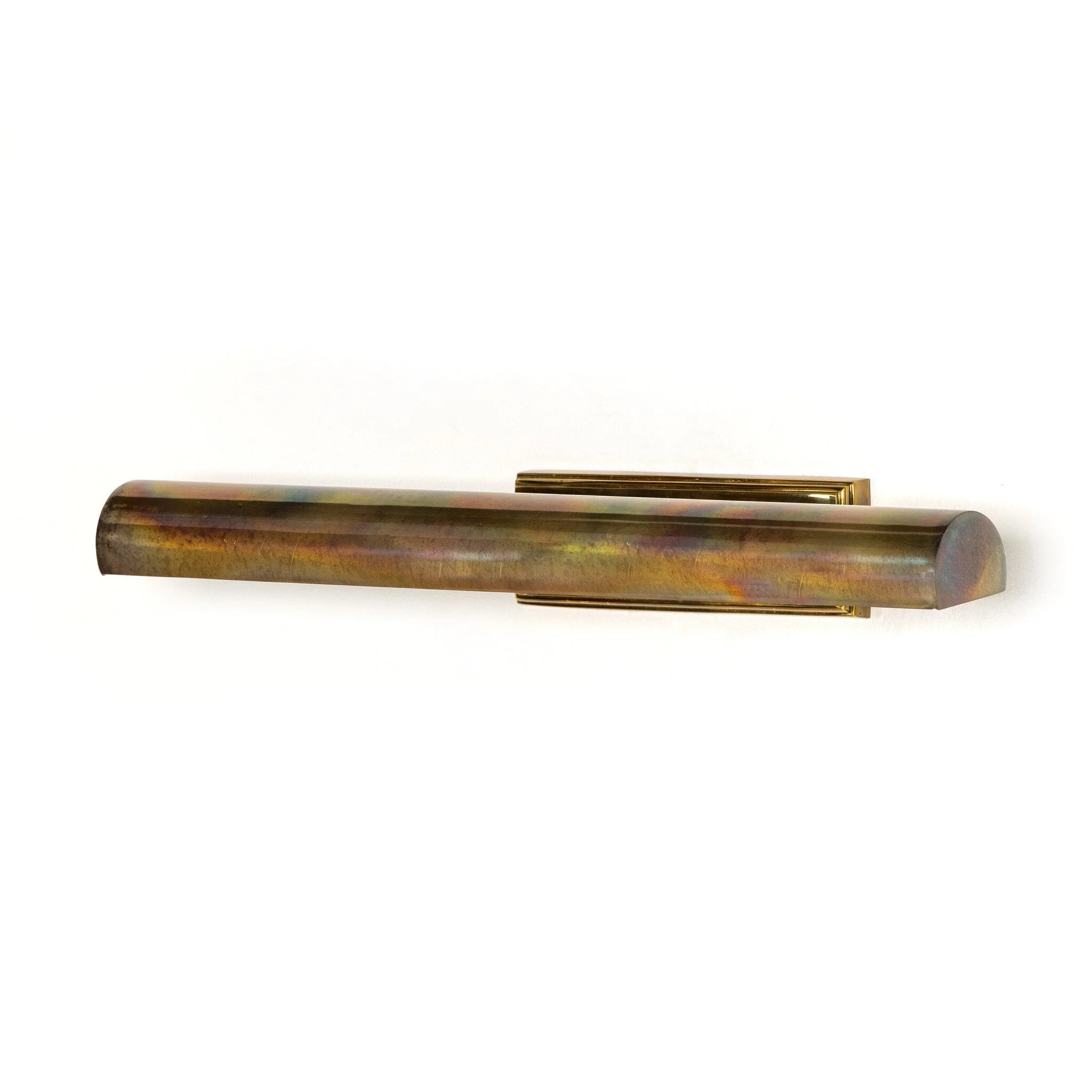 Clement Wide Picture Light - Burnt Brass - Image 1
