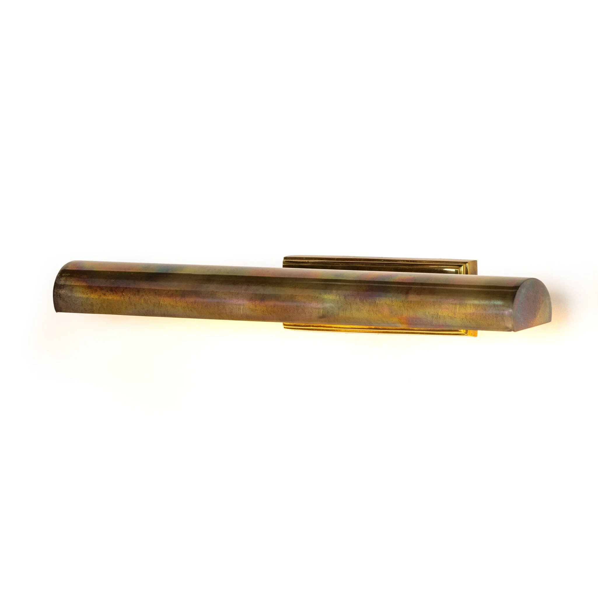 Clement Wide Picture Light - Burnt Brass - Image 2