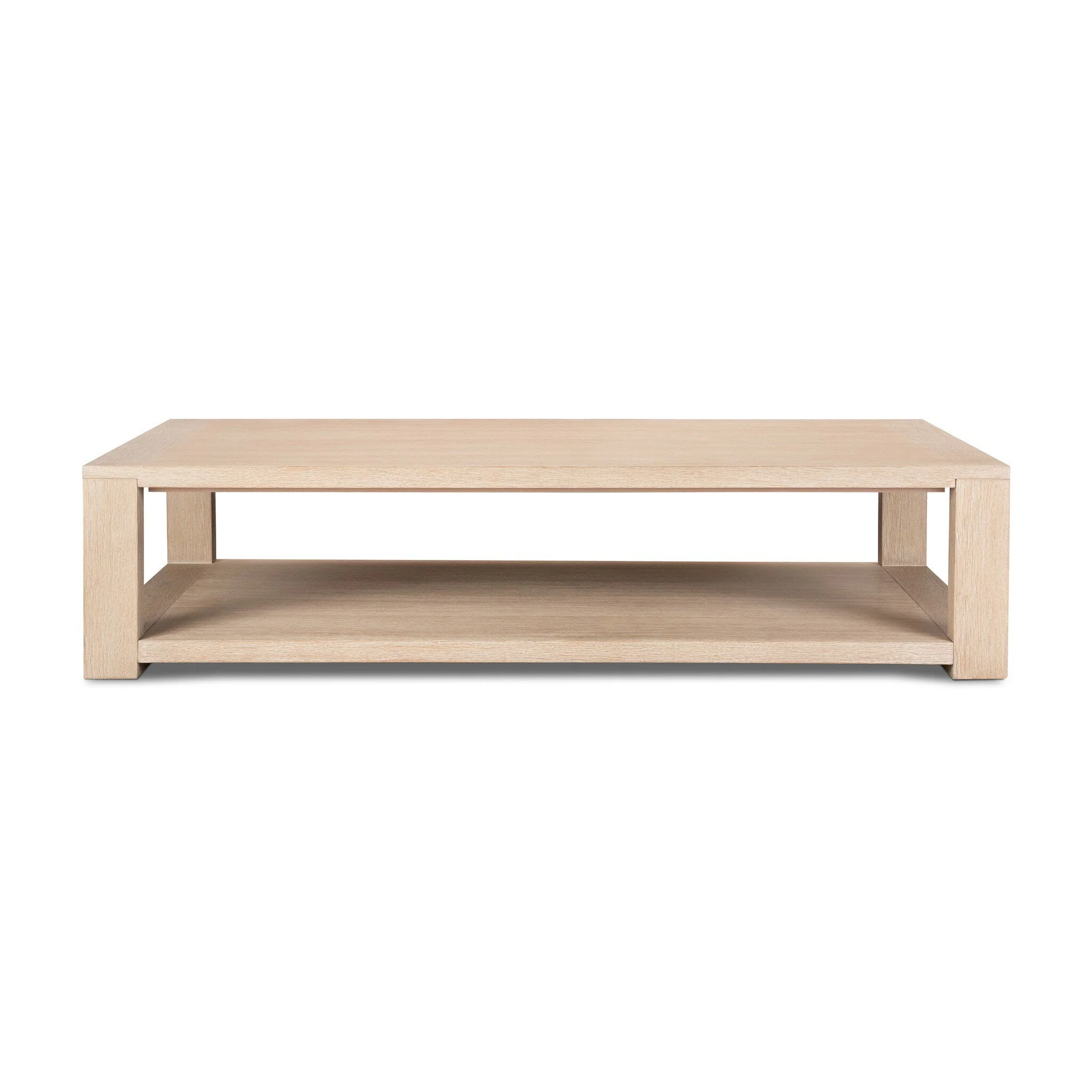 Thomas Coffee Table - Bleached Oak Veneer - Image 1