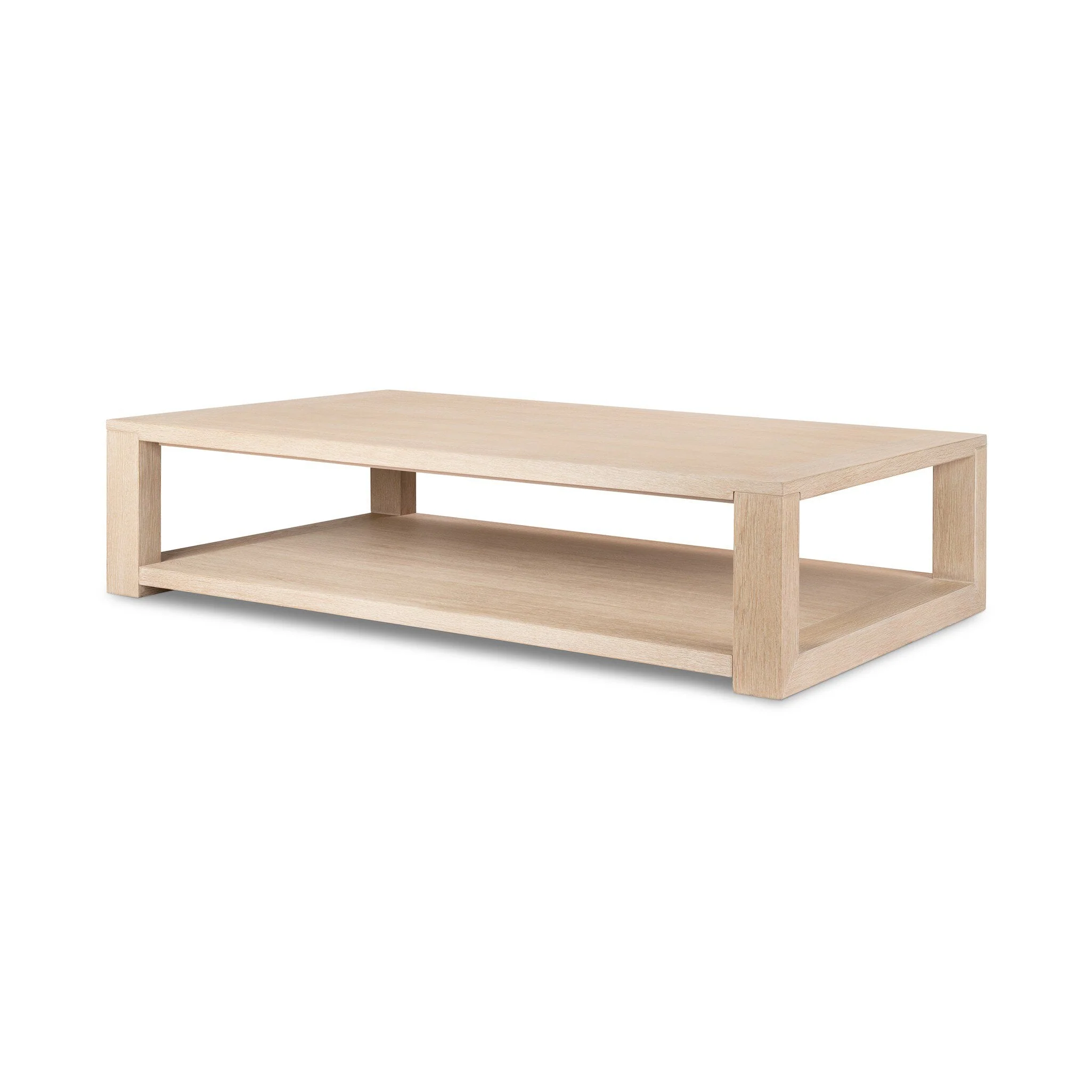 Thomas Coffee Table - Bleached Oak Veneer - Image 2