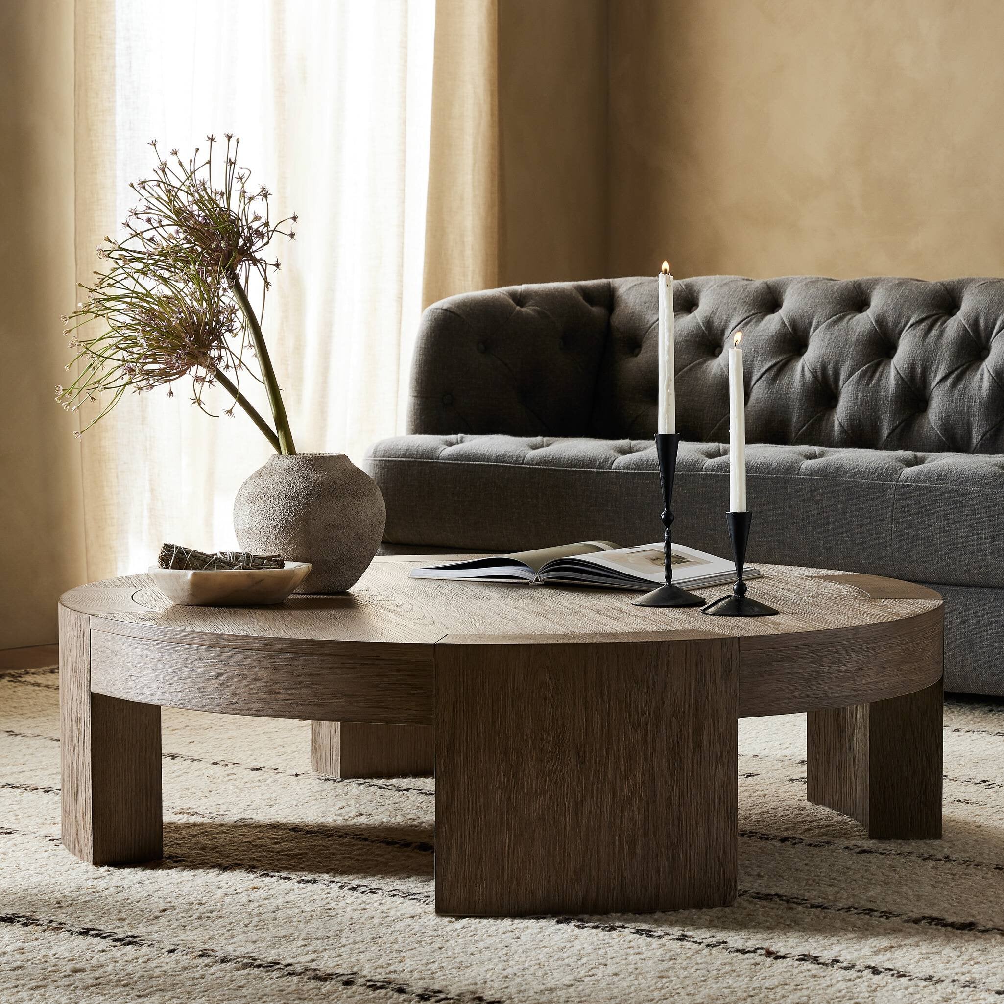 Sheffield Coffee Table - Warm Natural Flat Oak Veneer | Small - Image 3