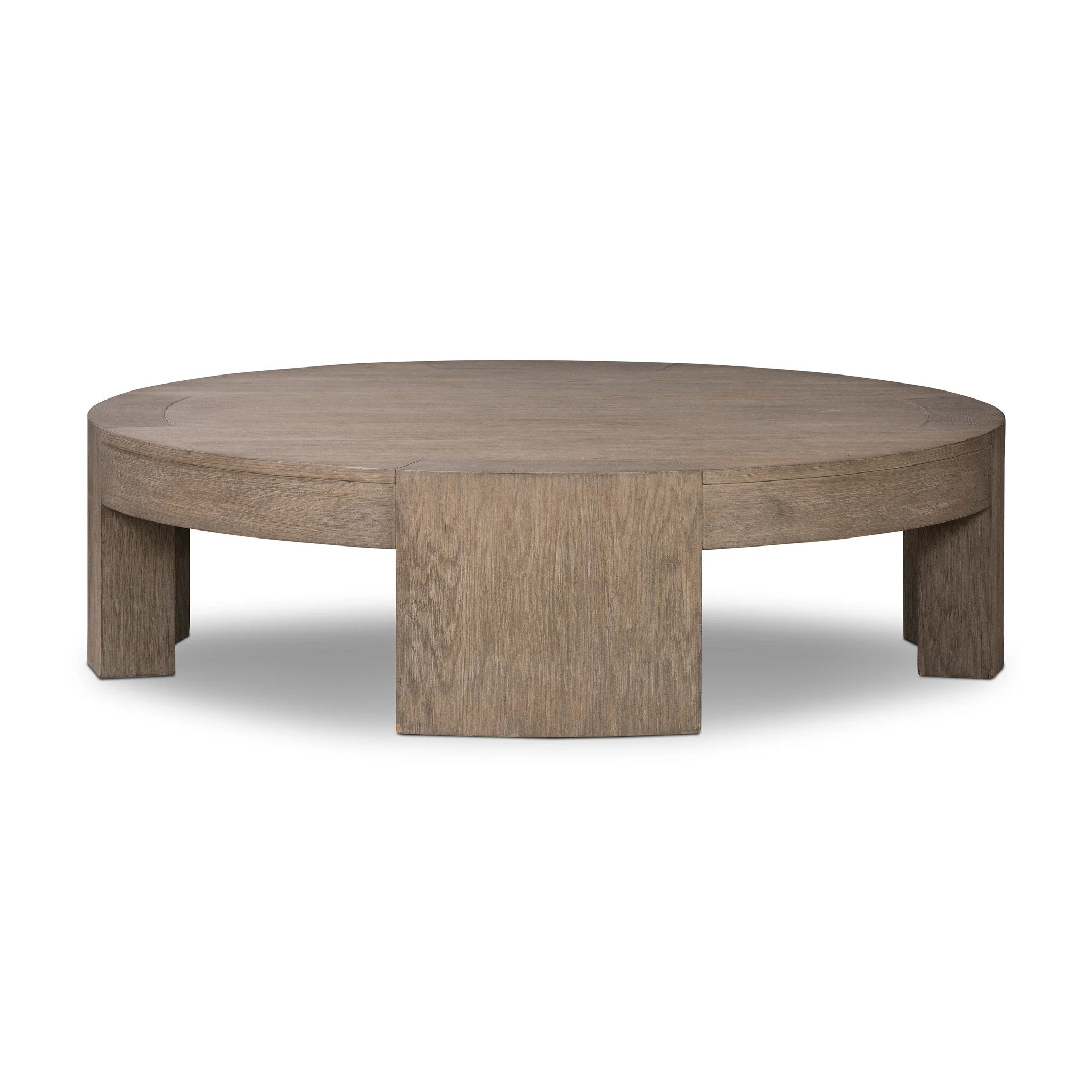 Sheffield Coffee Table - Warm Natural Flat Oak Veneer | Small - Image 1