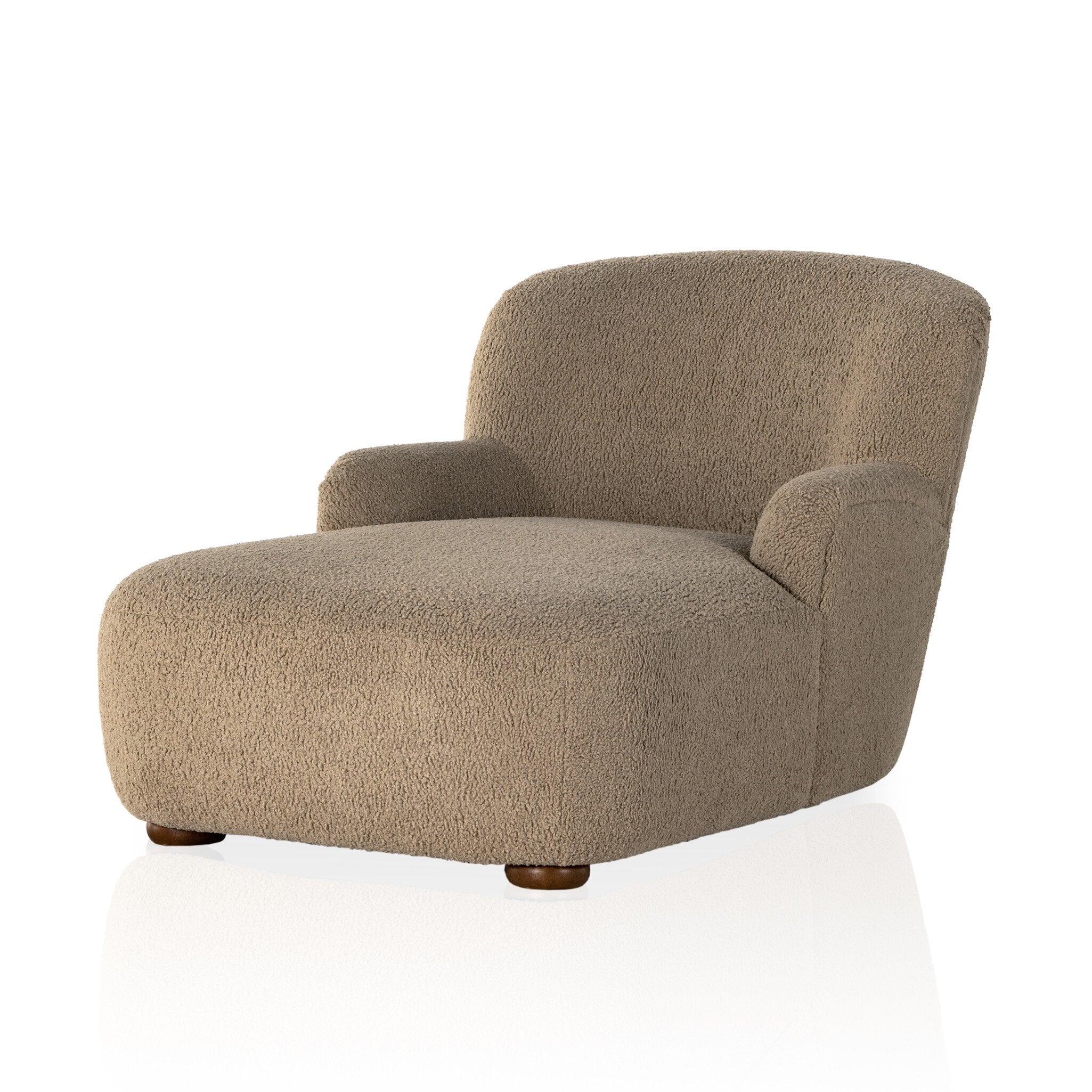 Kadon Chaise Lounge - Sheepskin Camel - Image 2