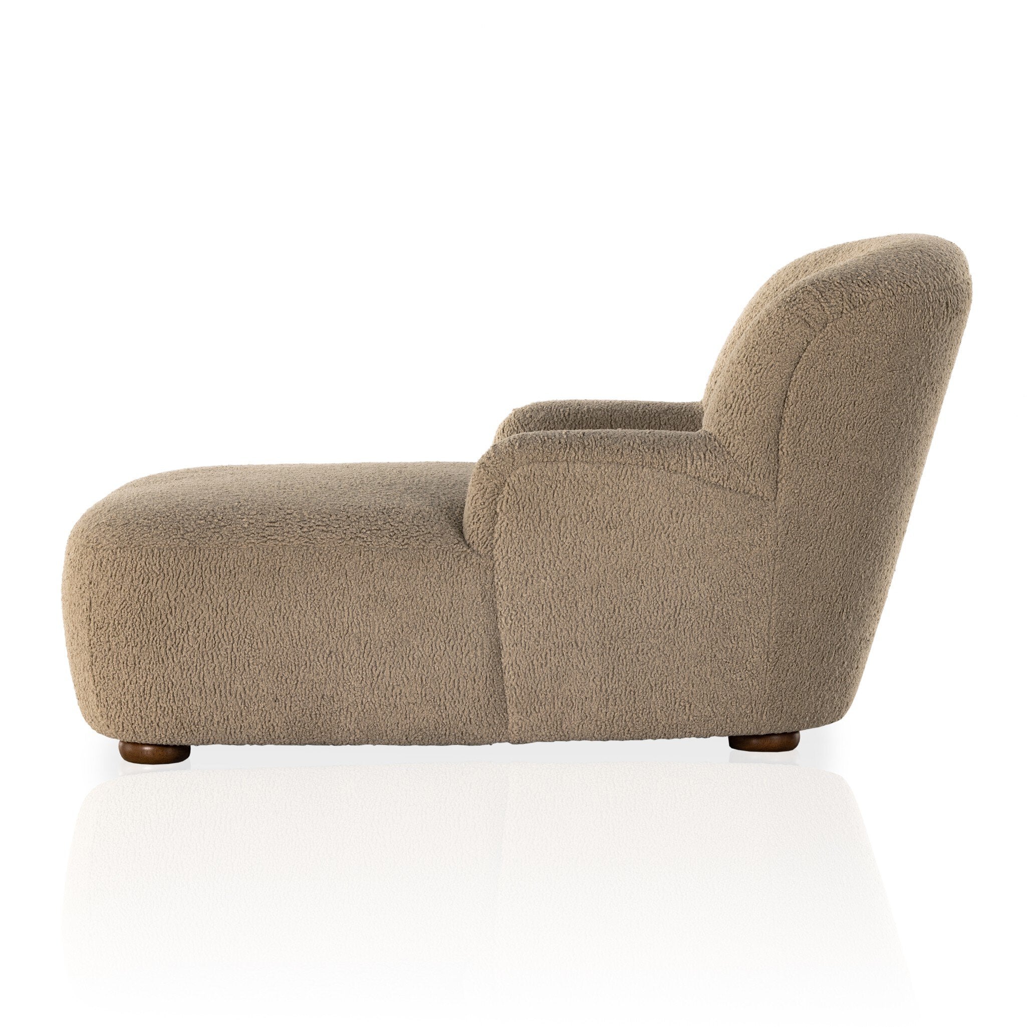 Kadon Chaise Lounge - Sheepskin Camel - Image 3