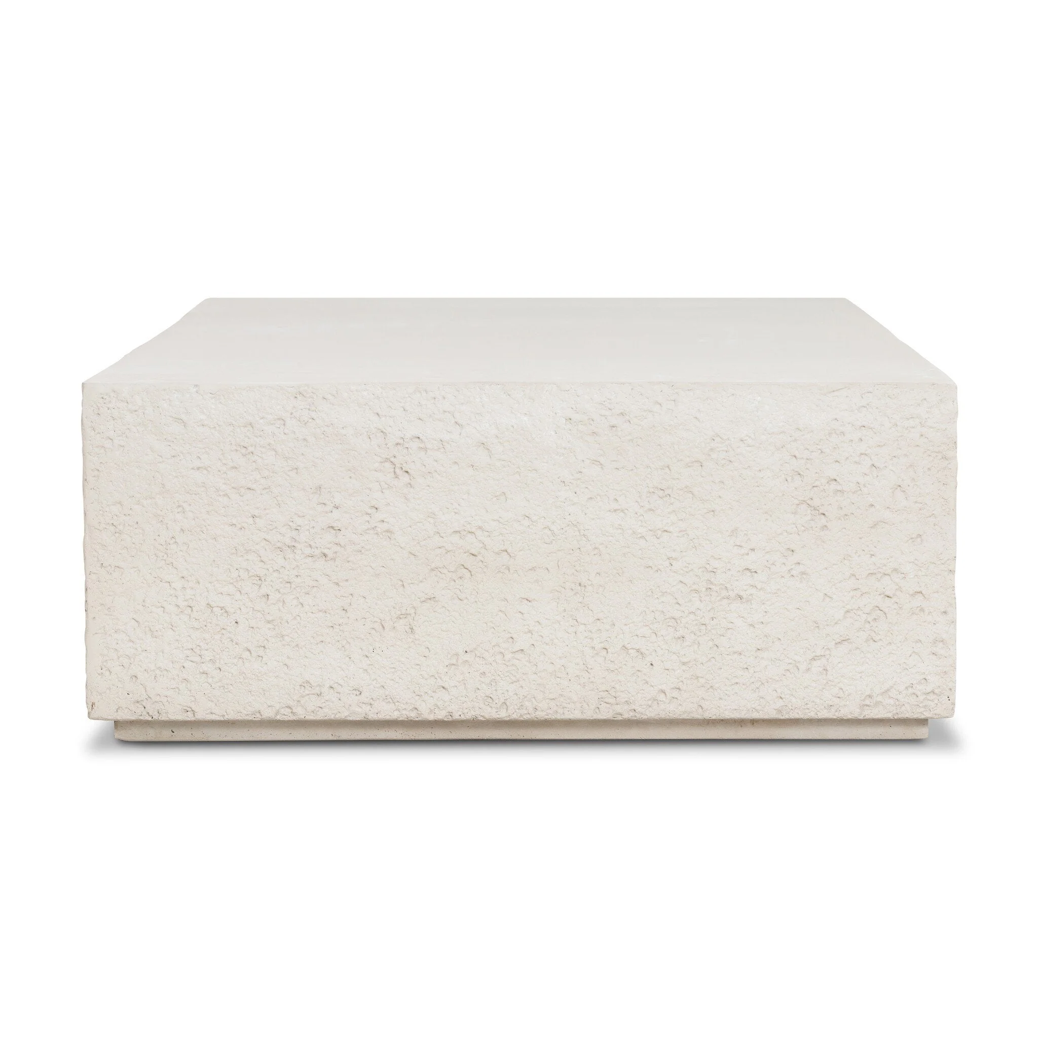 Otero Rectangular Outdoor Coffee Table - Matte Stone - Image 3