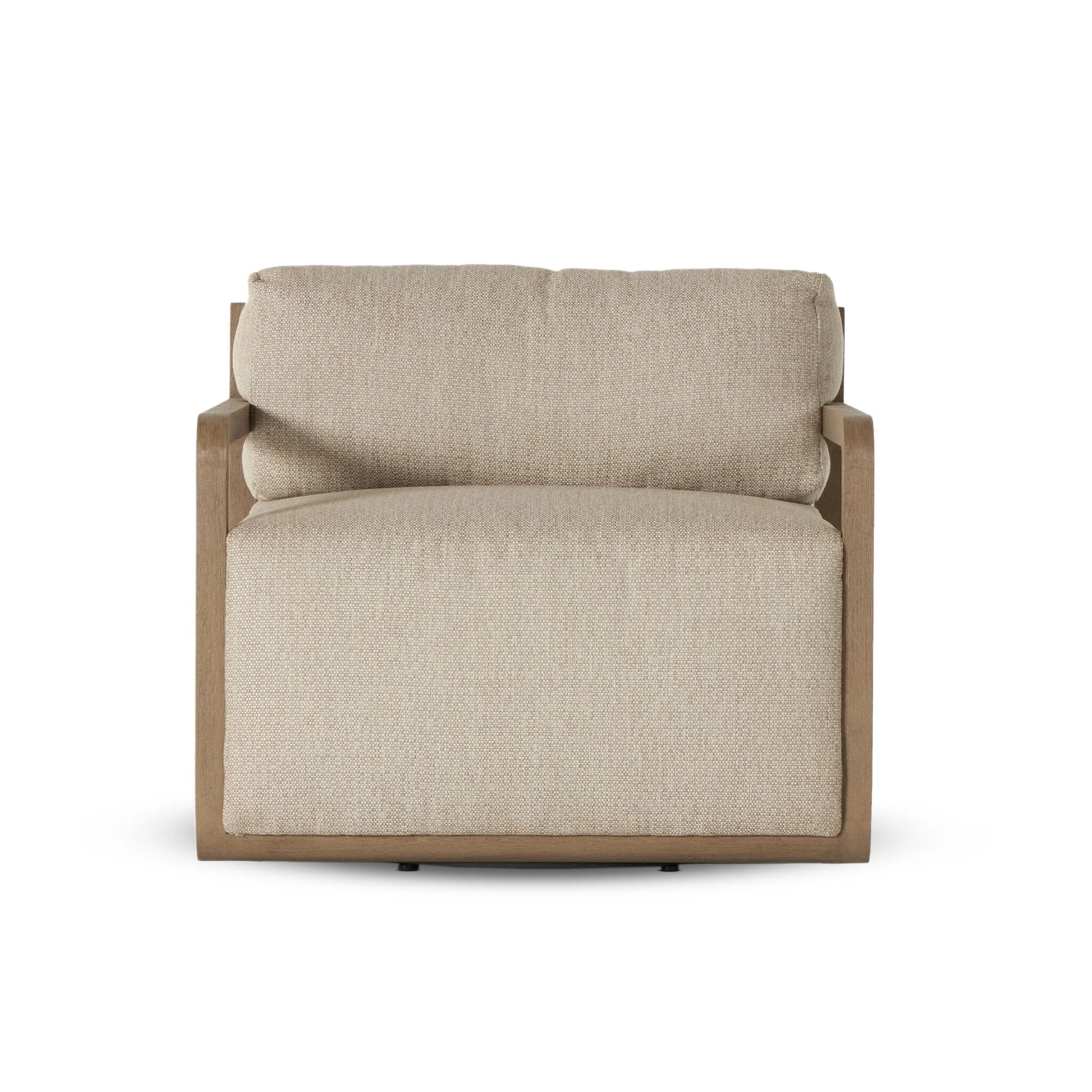 Stroud Outdoor Swivel Chair - Faye Sand - Image 1
