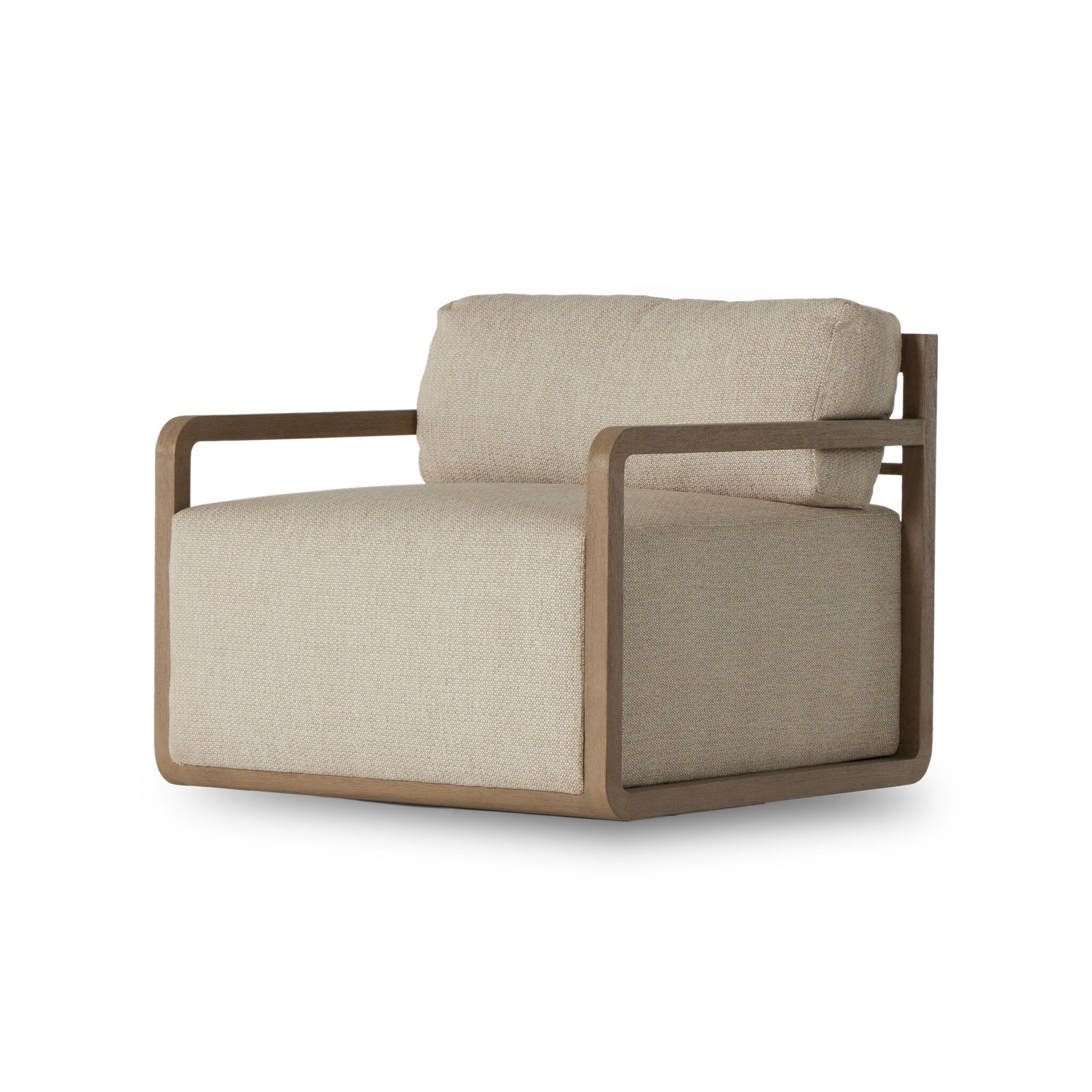 Stroud Outdoor Swivel Chair - Faye Sand - Image 2