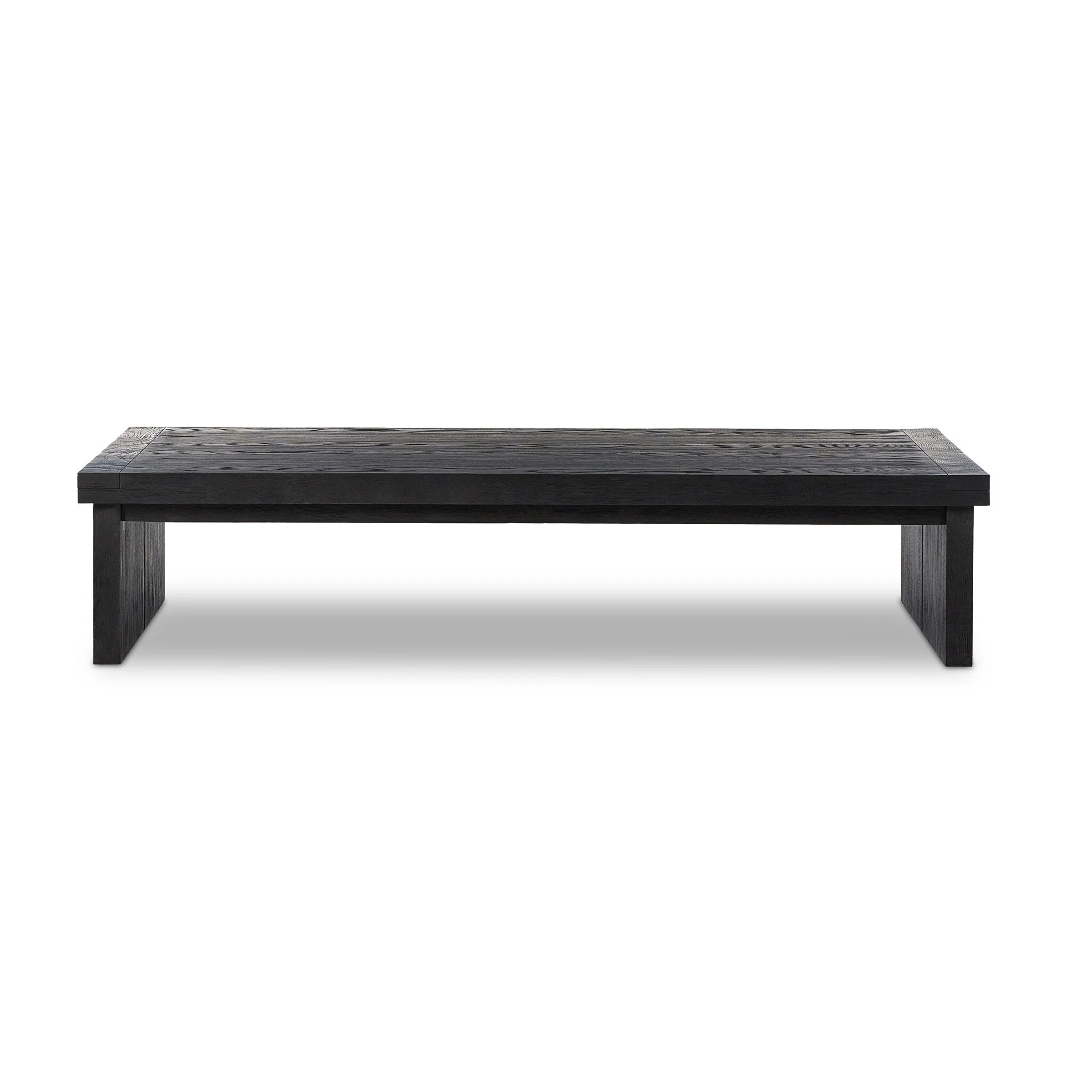Warby Coffee Table – Worn Black Veneer