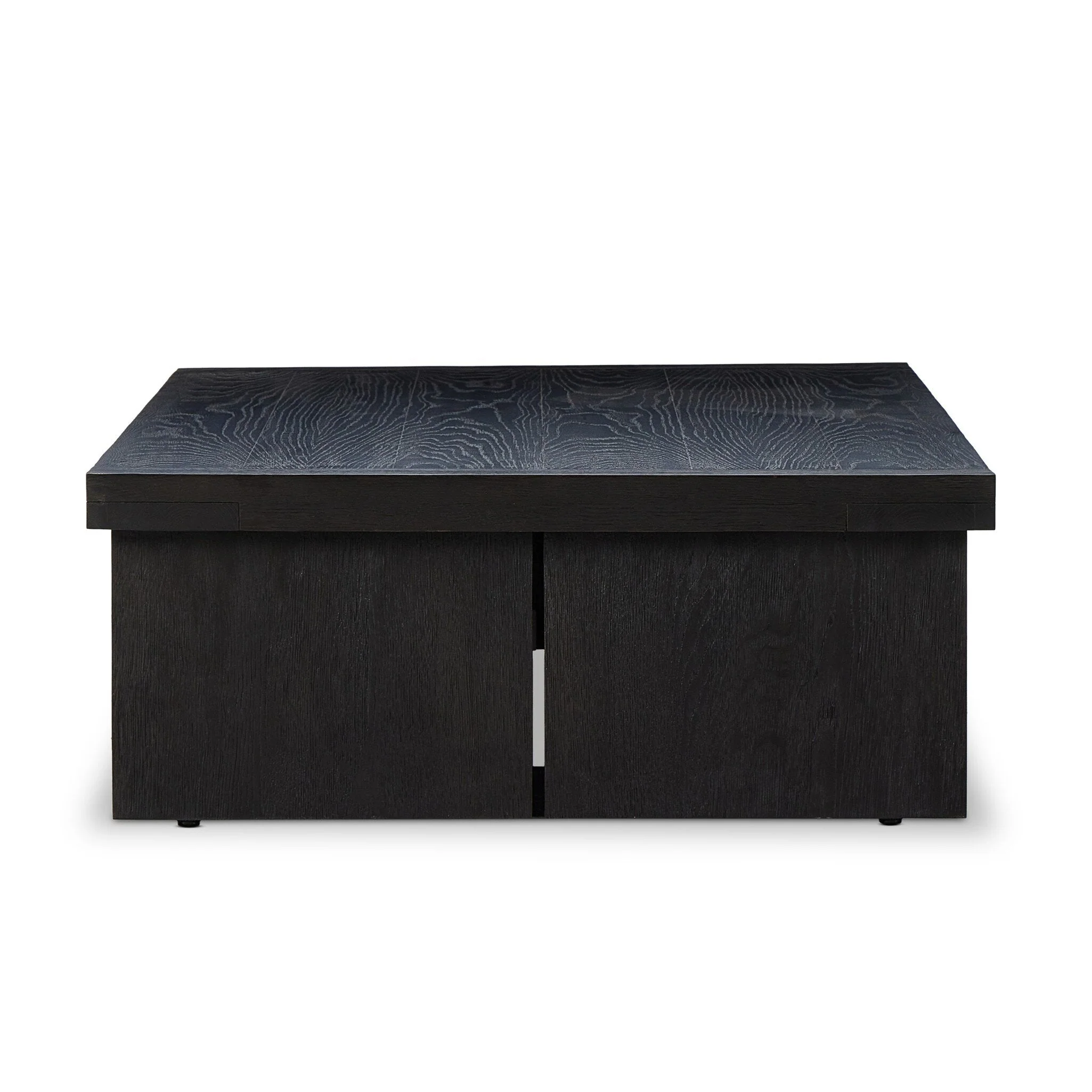 Warby Coffee Table - Worn Black Veneer - Image 3