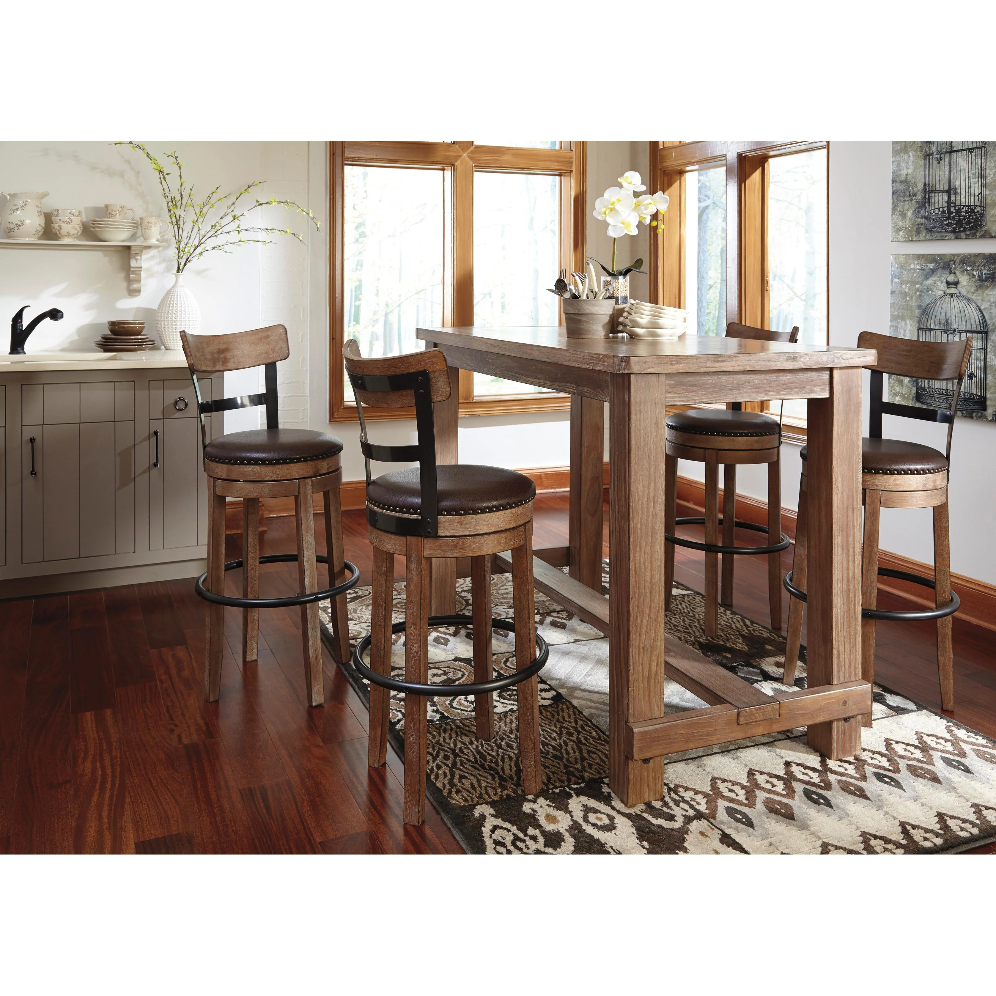 Signature Design by Ashley Pinnadel Pub Height Stool D542-130 - Image 2