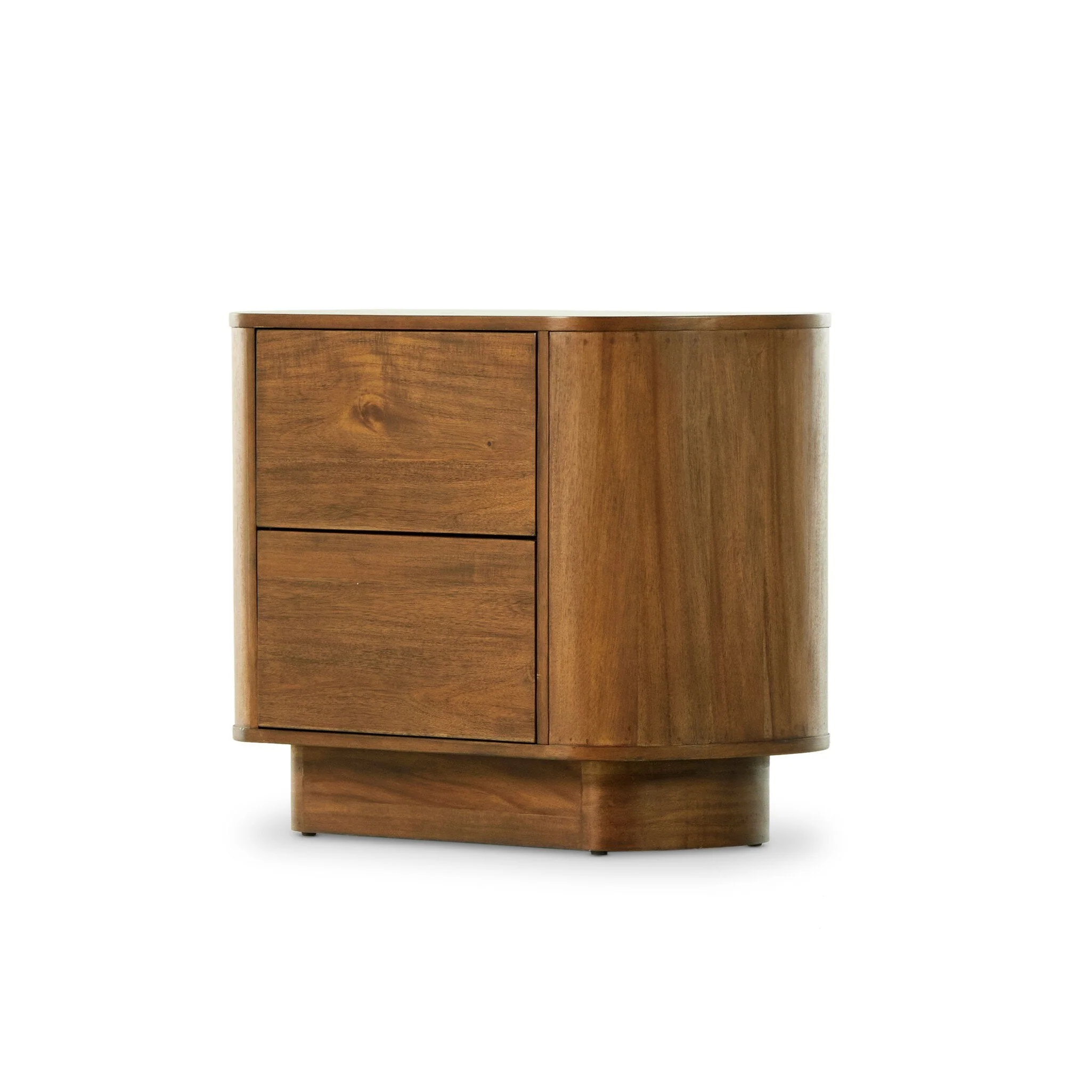Paden Nightstand - Seasoned Brown Acacia - Image 2
