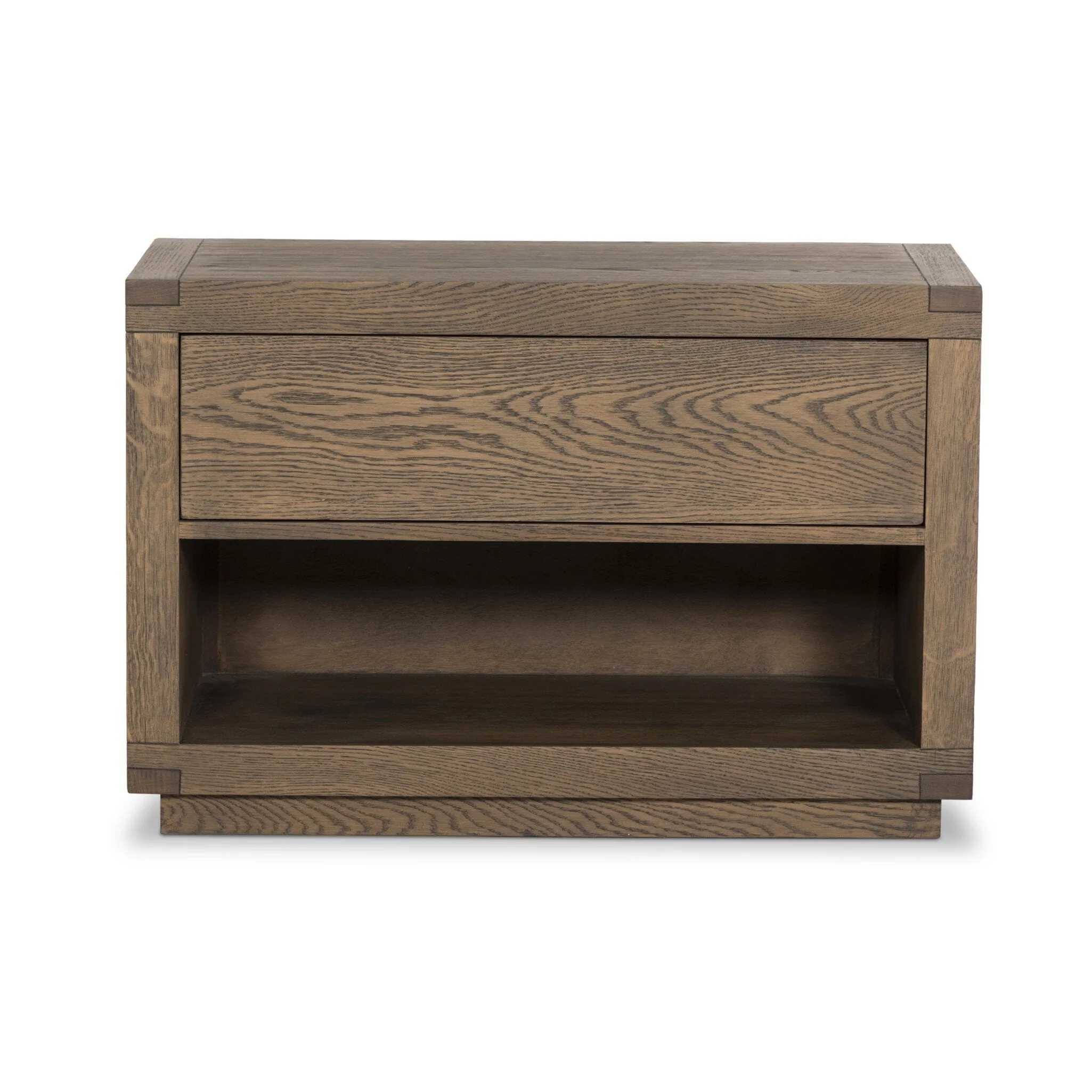 Warby Nightstand - Worn Oak Veneer - Image 1