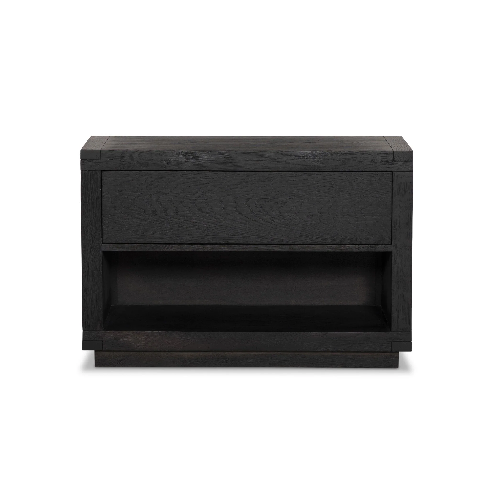 Warby Nightstand – Worn Black Veneer