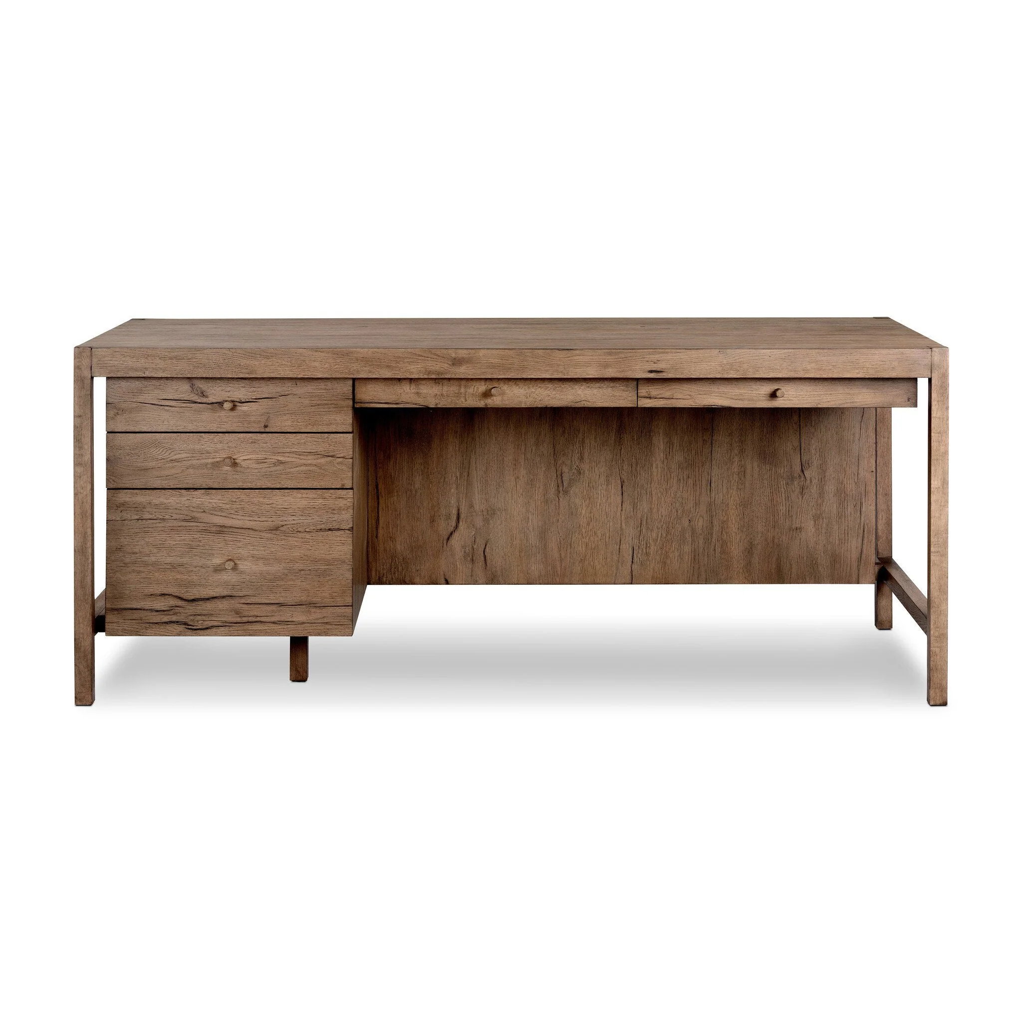 Suspension Desk – Rustic Grey Veneer