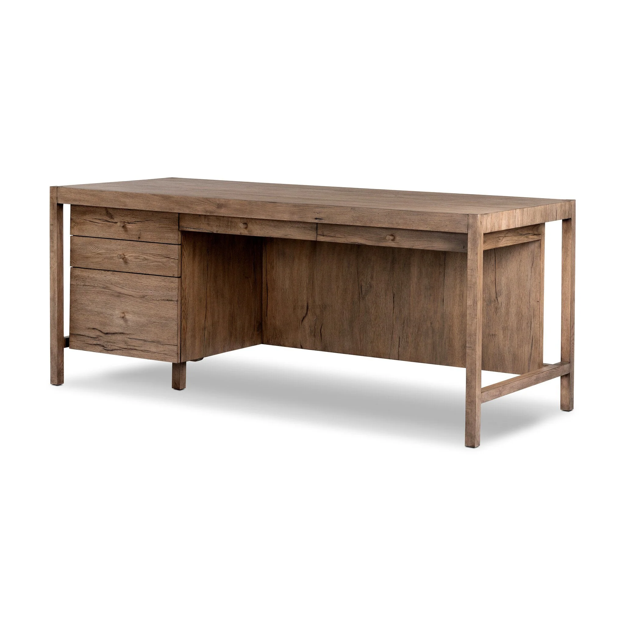 Suspension Desk - Rustic Grey Veneer - Image 2
