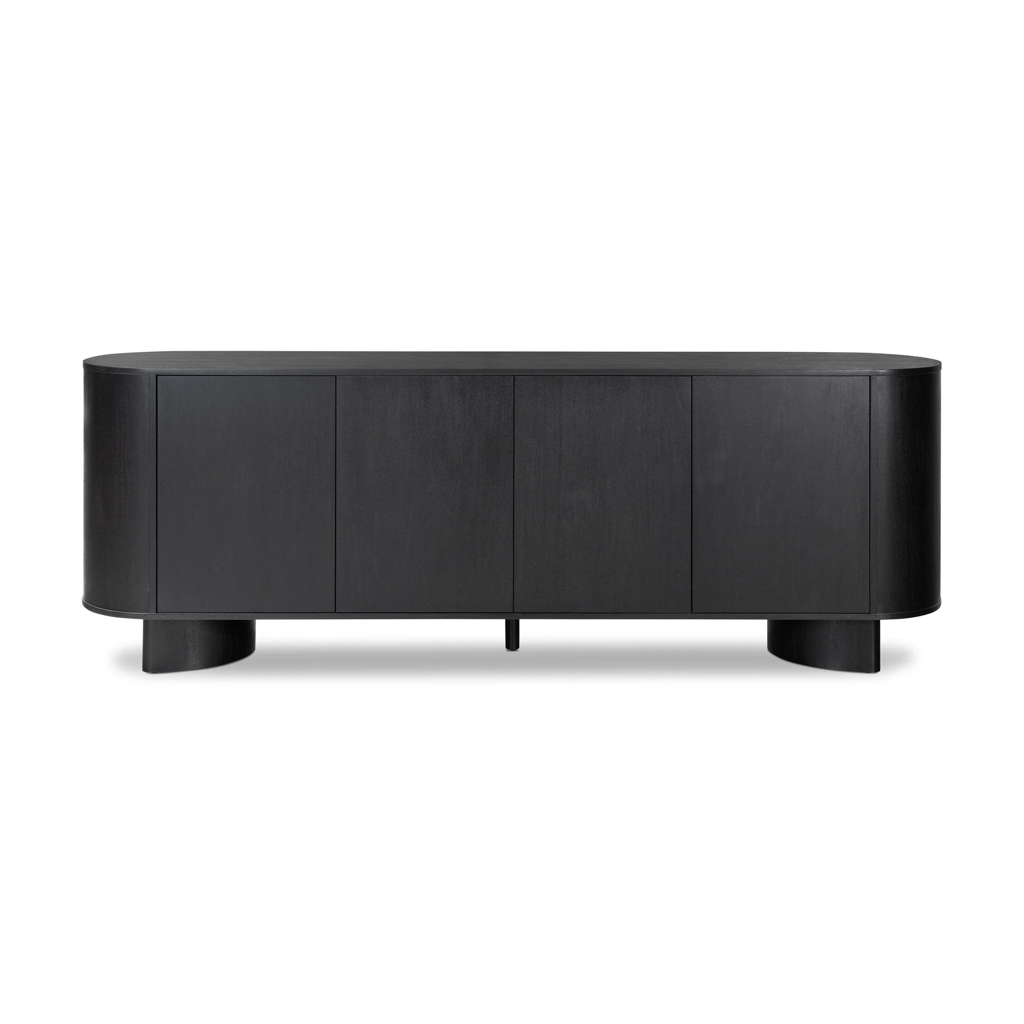 Paden Sideboard - Aged Black Acacia - Image 1