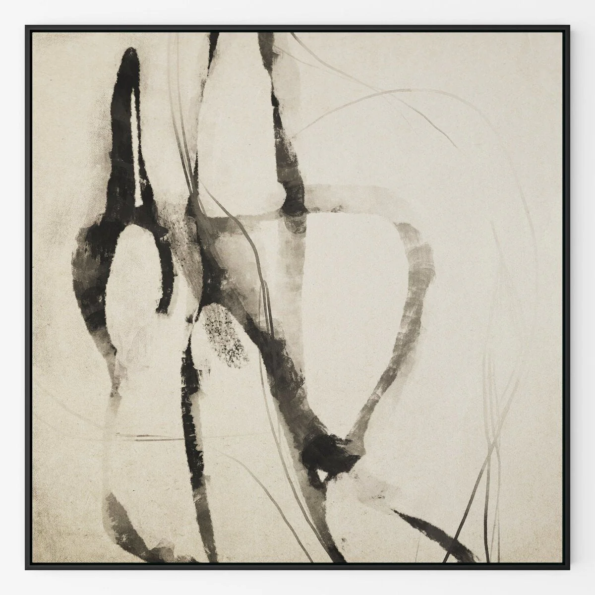 Styled by Dan Hobday - Black Maple Floater | 48" x 48" - Image 1
