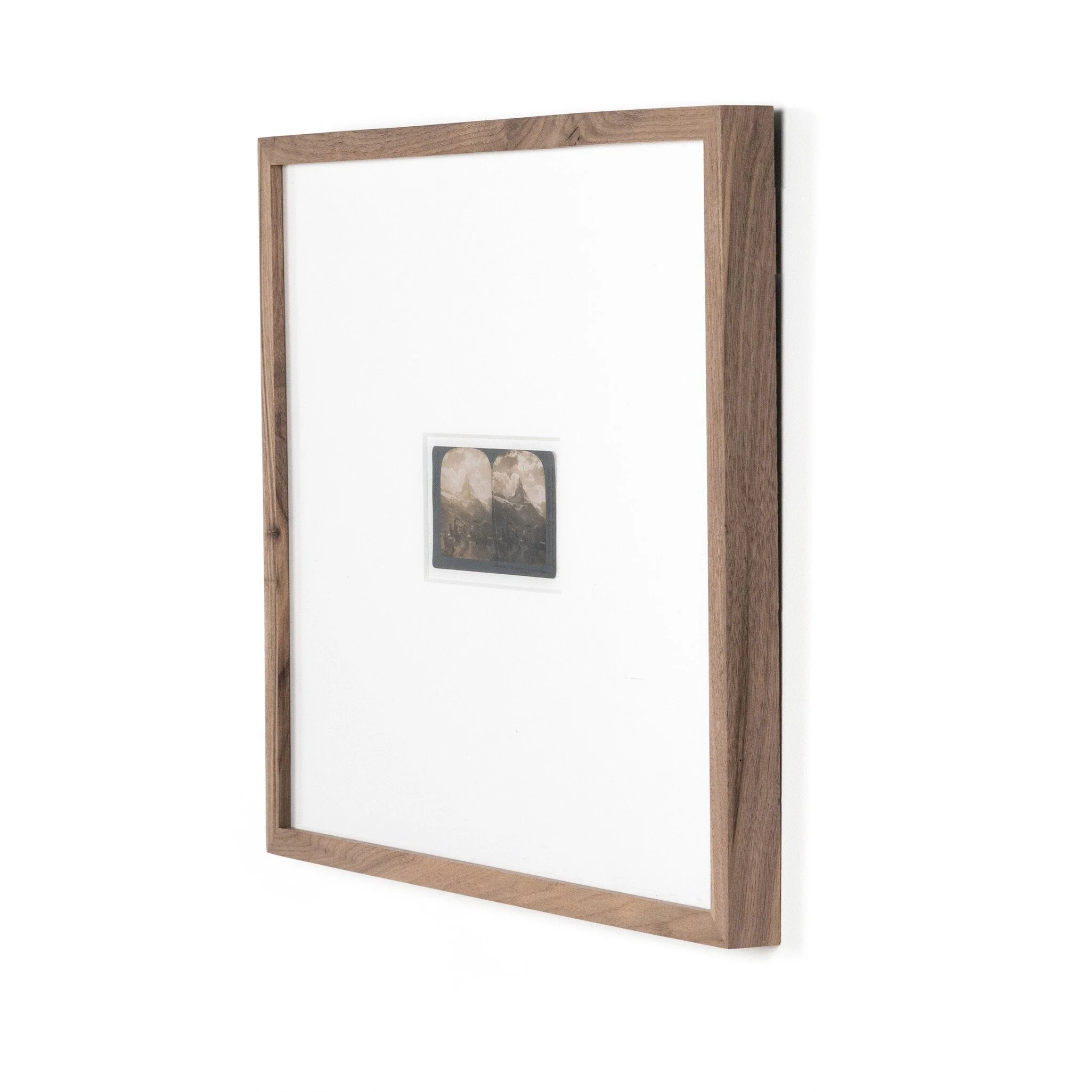 Looking At The Matterhorn by Gold Rush Art Co - Rustic 1.5 Walnut - Image 2