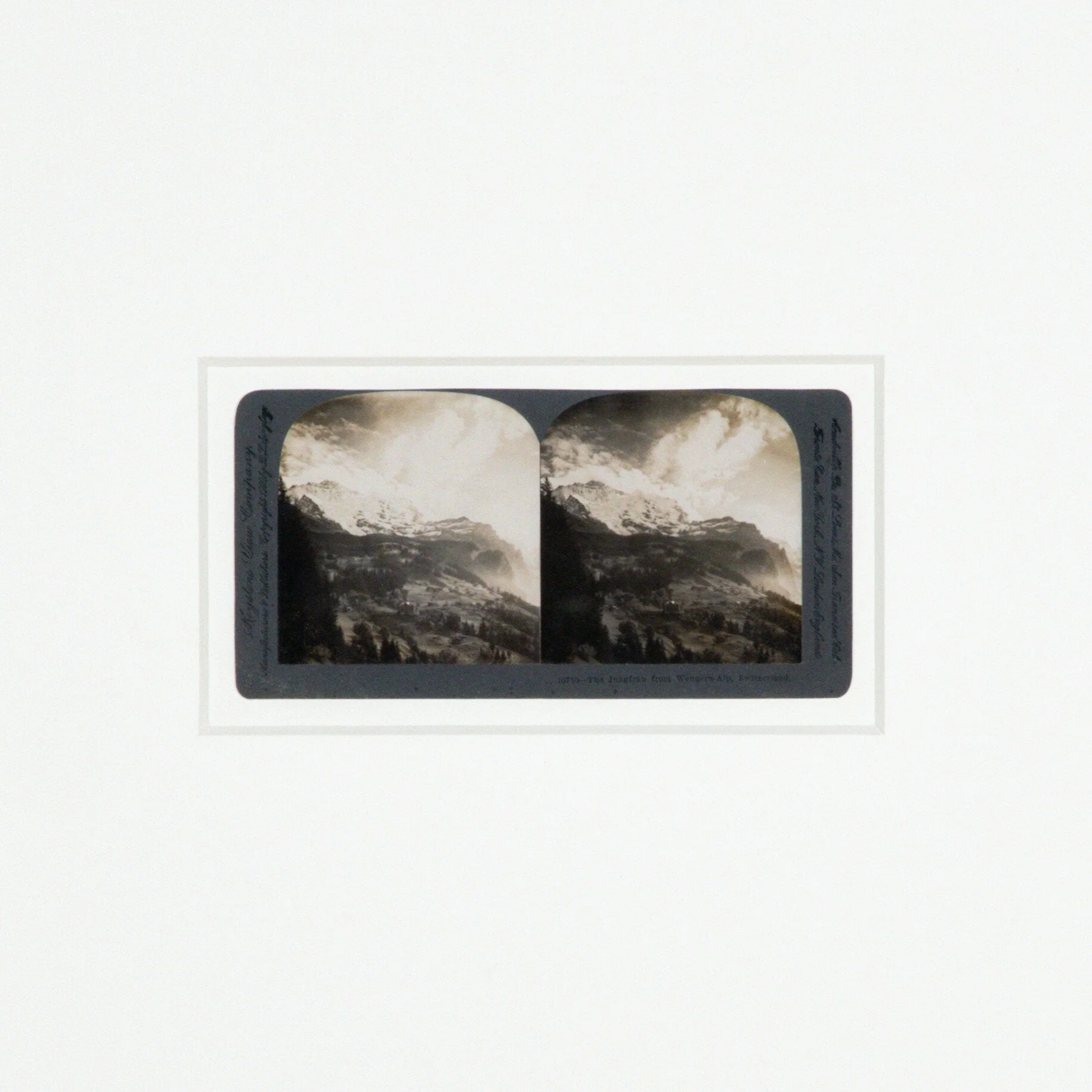 Swiss Alps by Gold Rush Art Co - Rustic 1.5 Walnut - Image 3