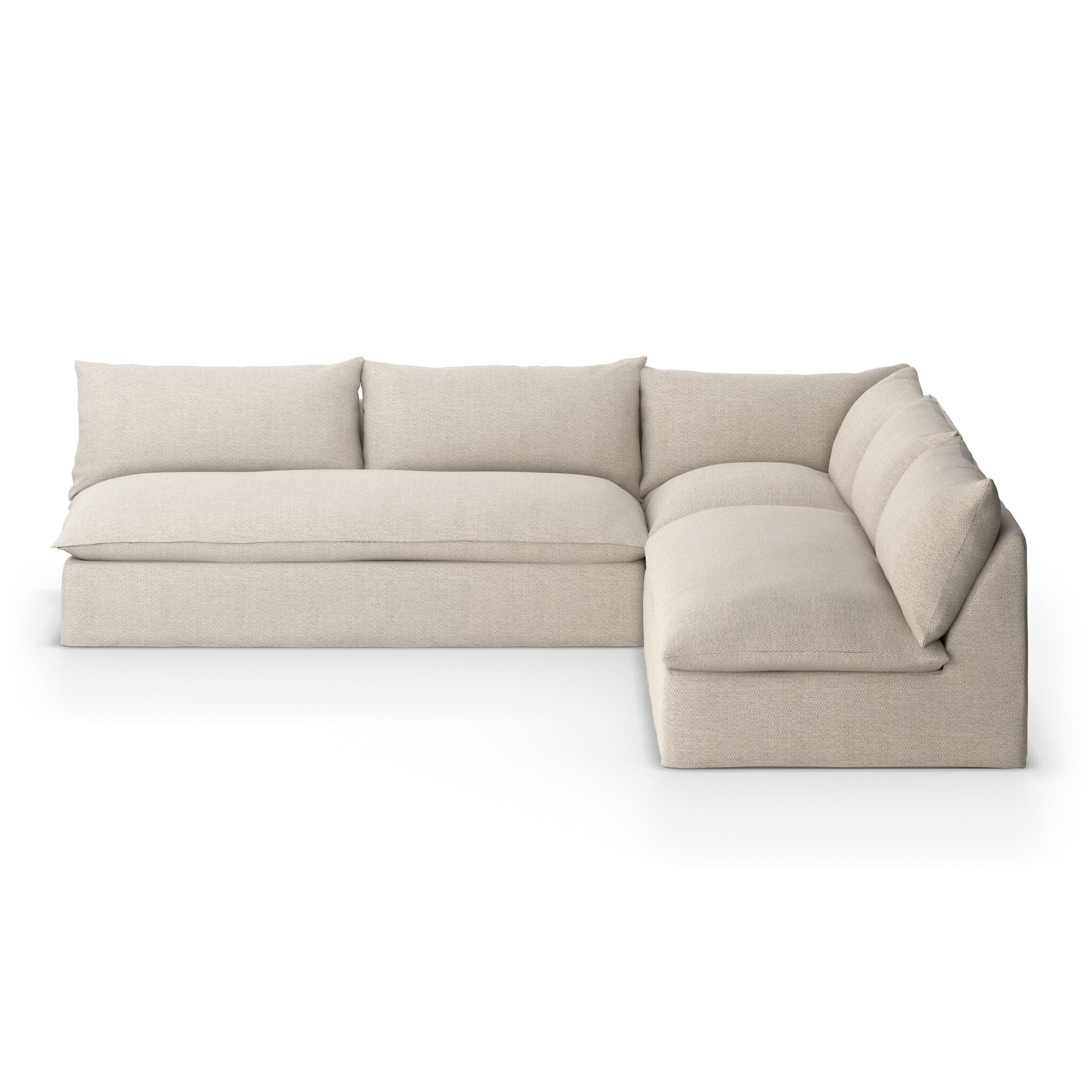 Grant Outdoor 3-Piece Sectional - Faye Sand - Image 3