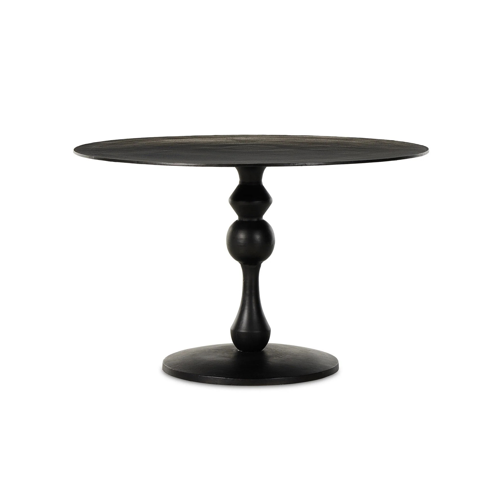 Daffin Round Bistro Table - Black Antique - Image 2
