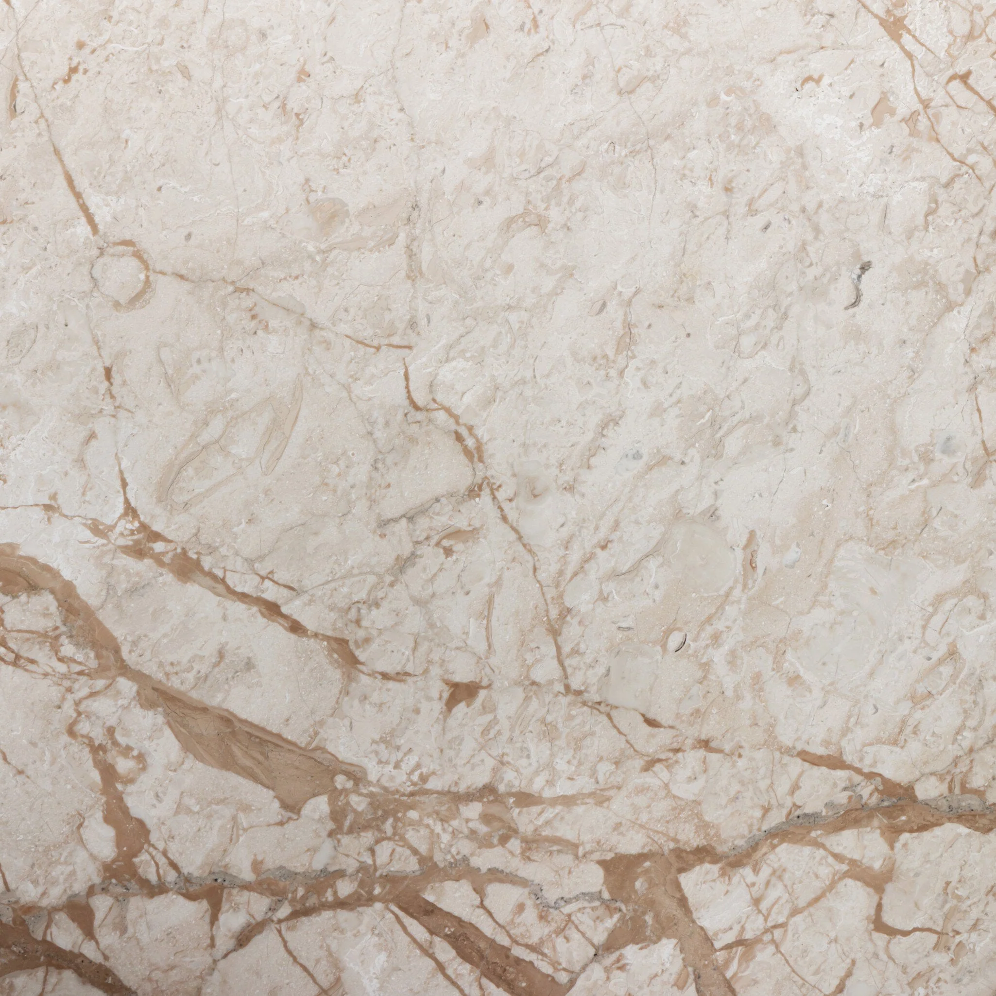 Modern Marble Plinth End Table - Desert Taupe Marble - Image 3