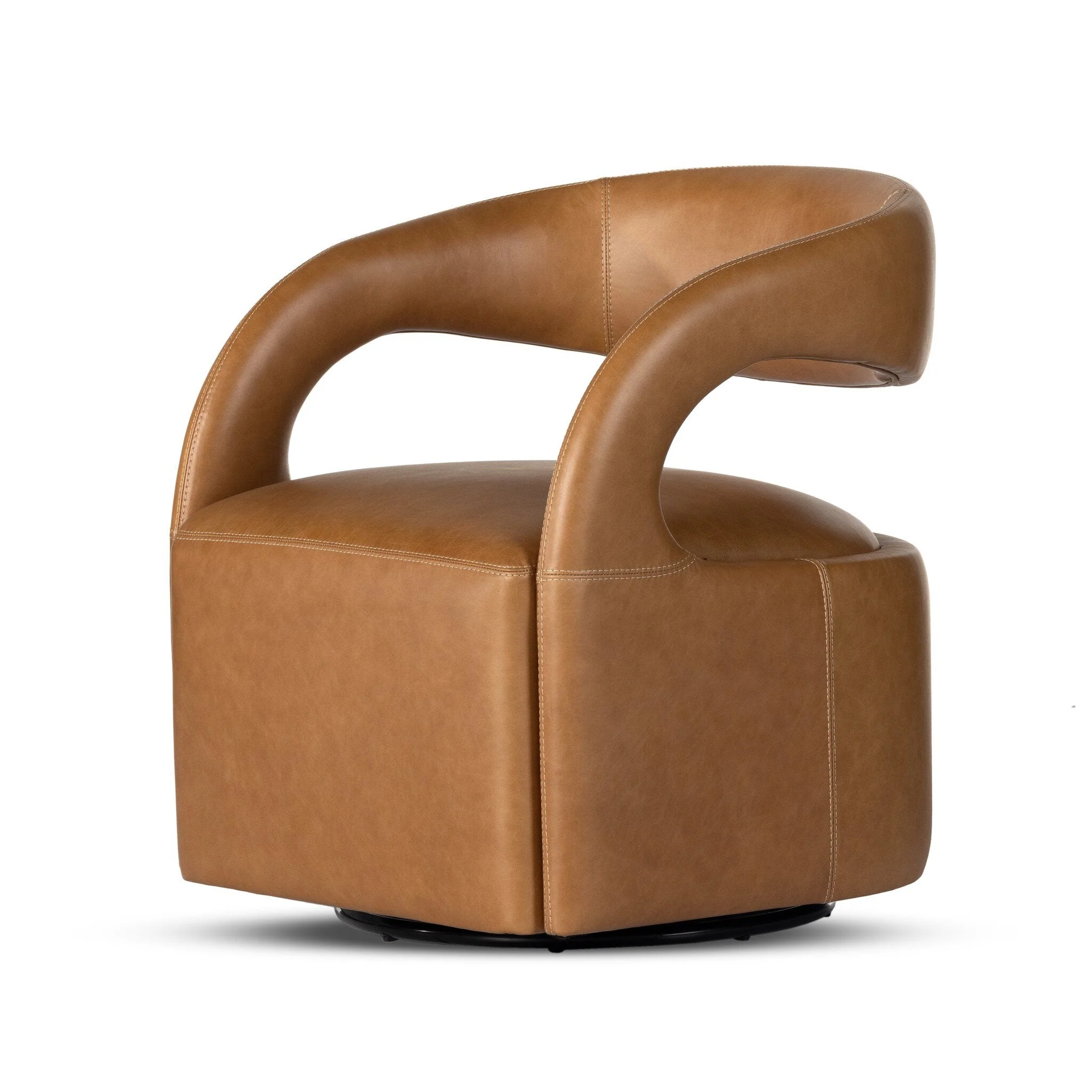 Hawkins Swivel Chair - Sonoma Butterscotch - Image 2