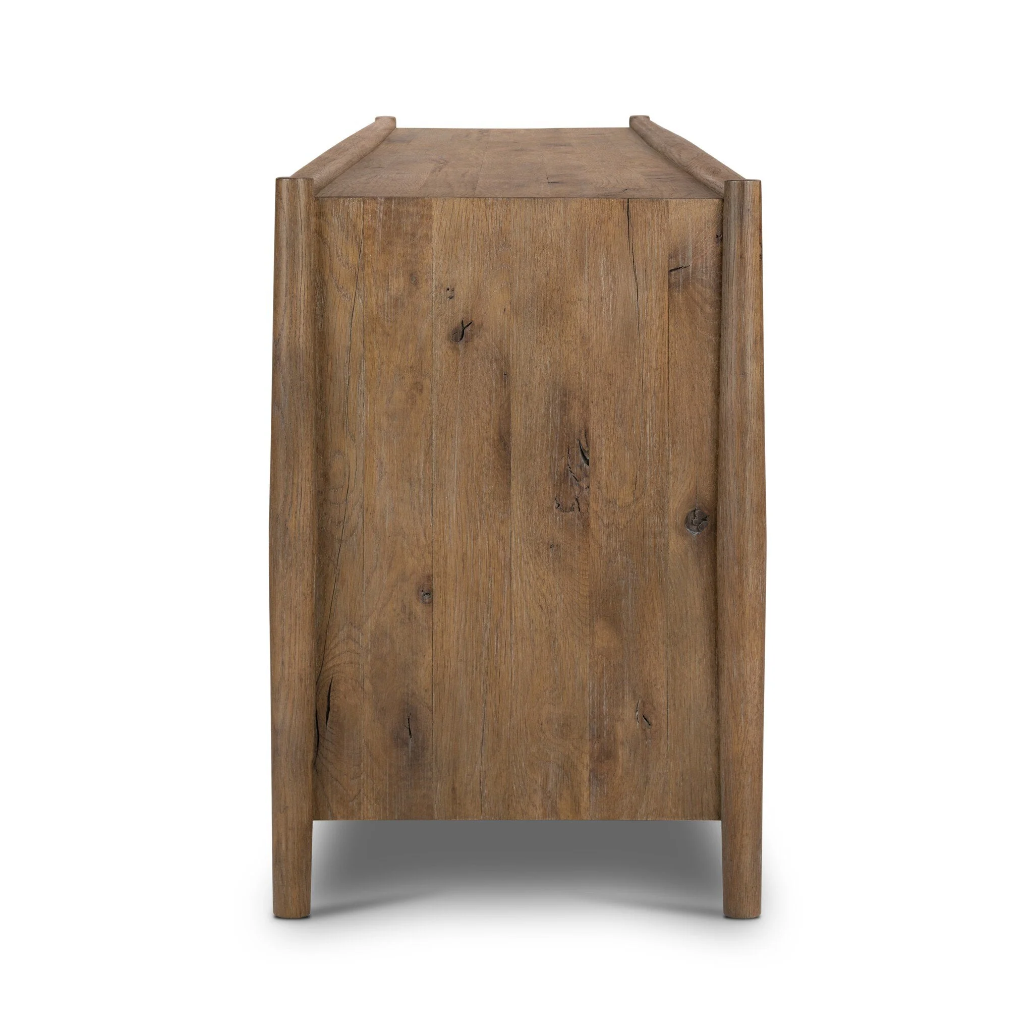 Glenview 6 Door Sideboard - Weathered Oak Veneer - Image 3