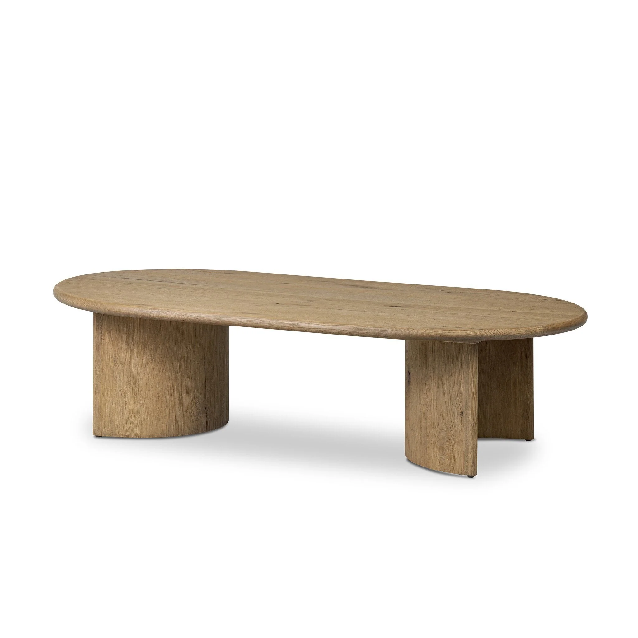 Paden Coffee Table - Worn Oak Veneer | 65" - Image 2