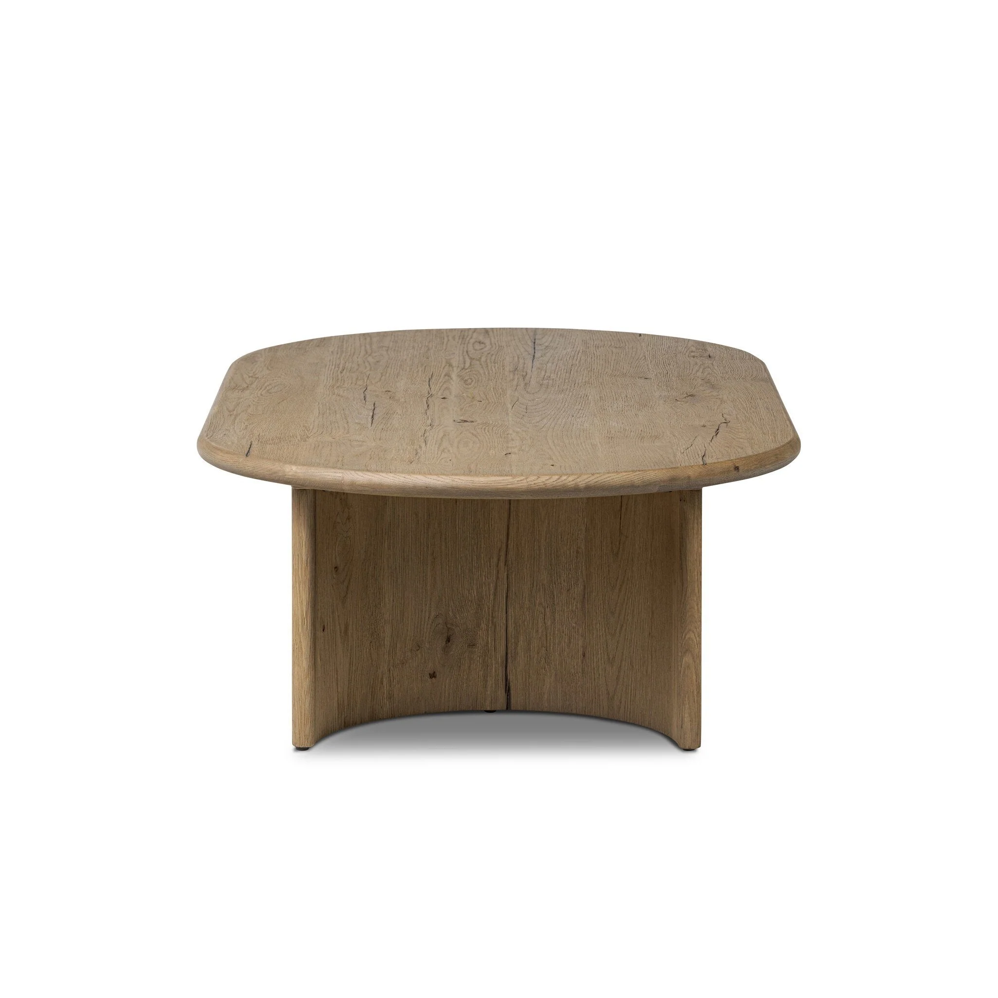 Paden Coffee Table - Worn Oak Veneer | 65" - Image 3