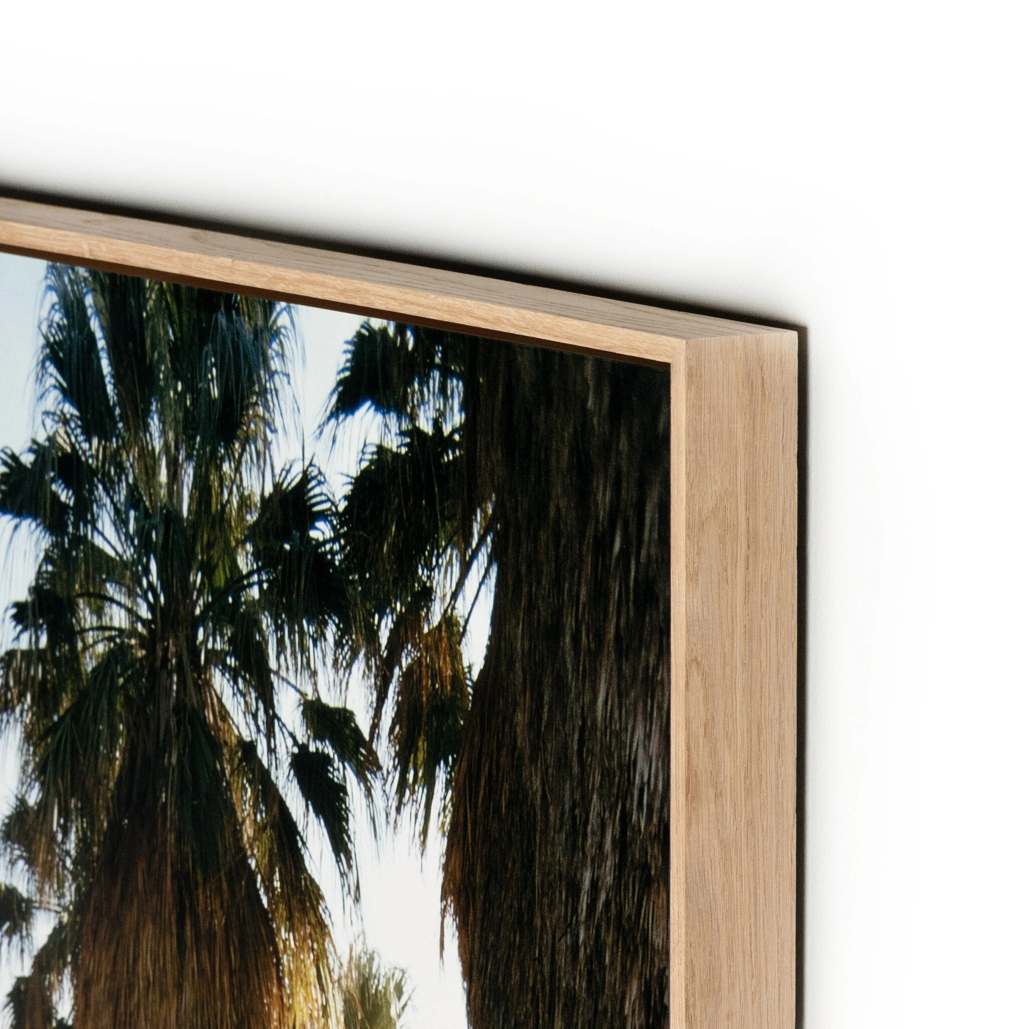 Palm Springs Riders by Slim Aarons - Vertical Grain White Oak Floater - Image 3