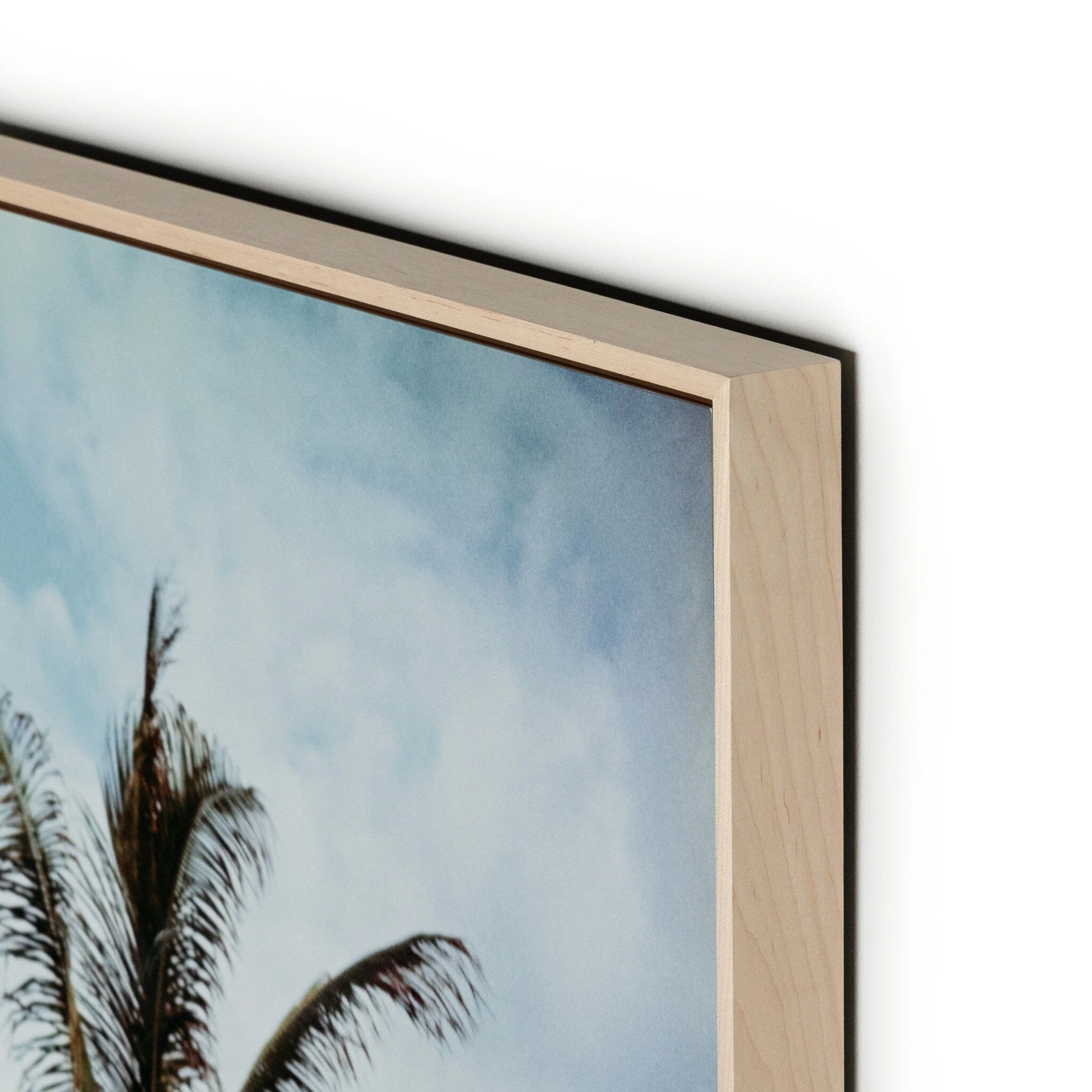 Palm Beach Idyll by Slim Aarons - Natural Maple Floater - Image 3