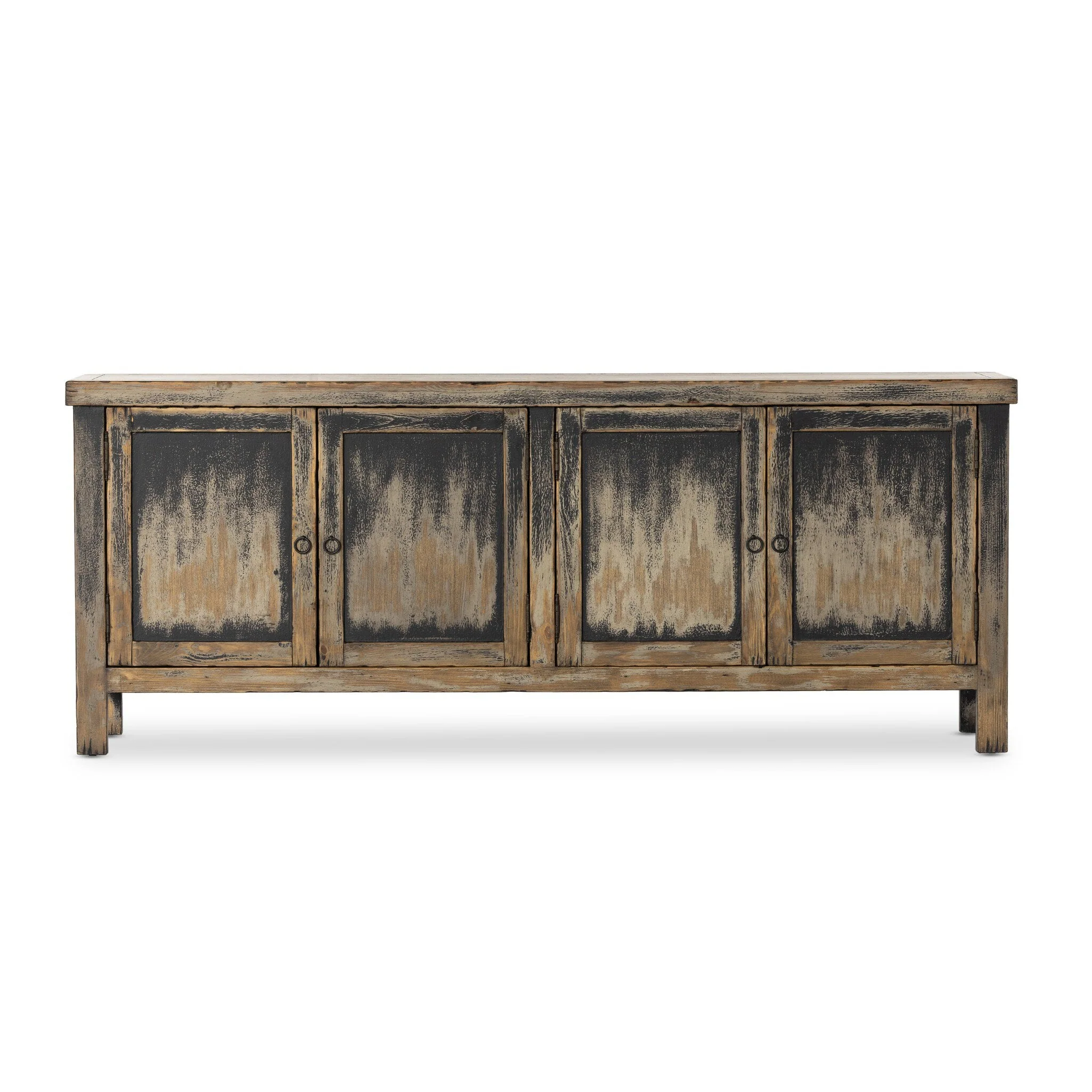 Hitchens Media Console – Worn Black