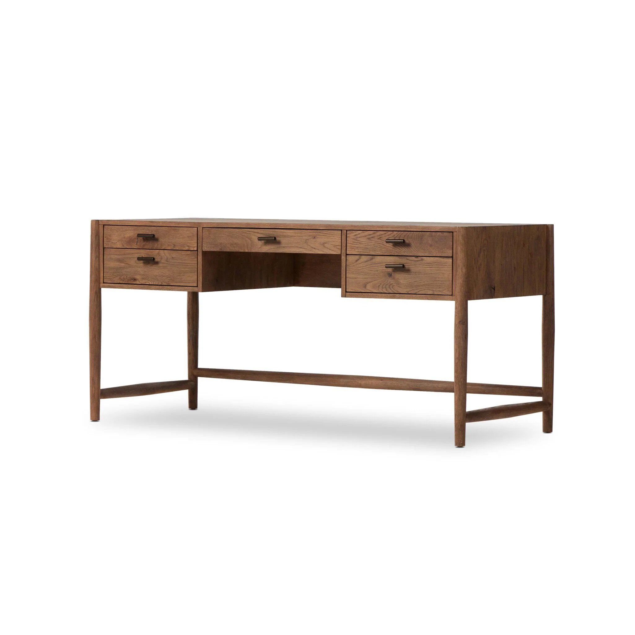 Glenview Desk - Weathered Oak Veneer - Image 2