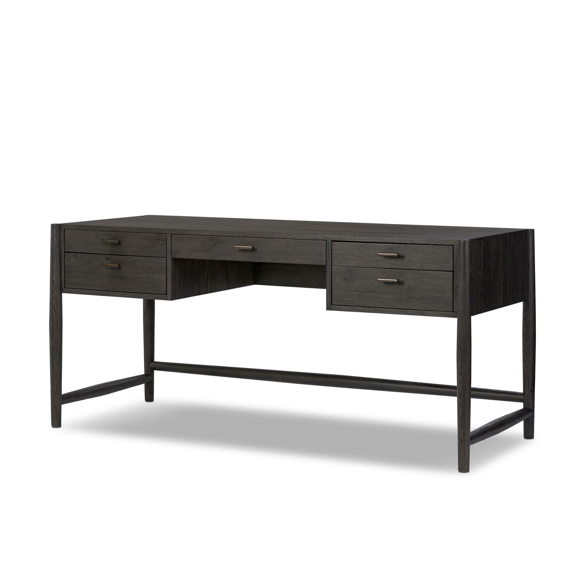 Glenview Desk - Smoked Black Resawn Oak - Image 2