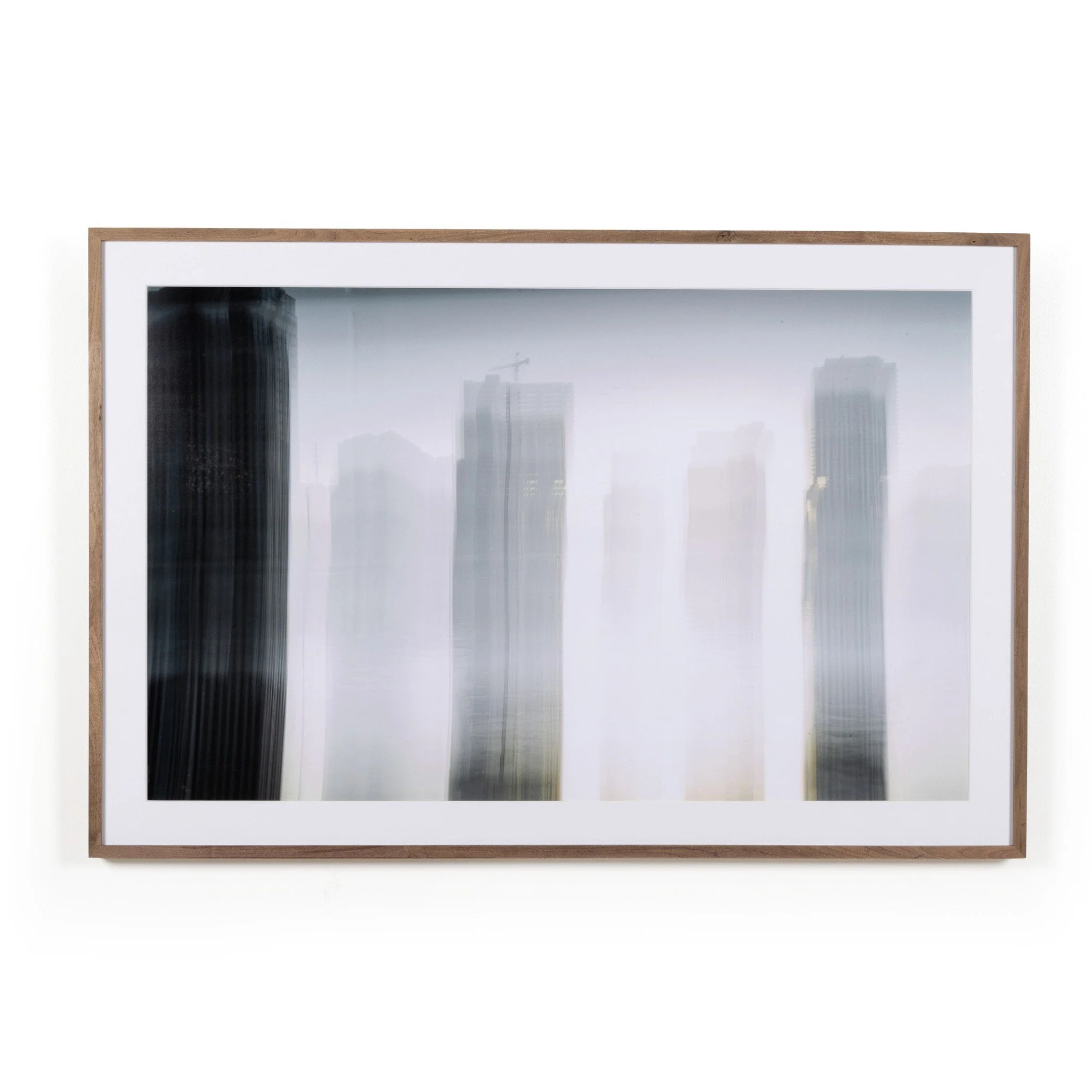Skyline Beneath 1St St Bridge by Toni Toscan - Rustic 2.5 Walnut - Image 1