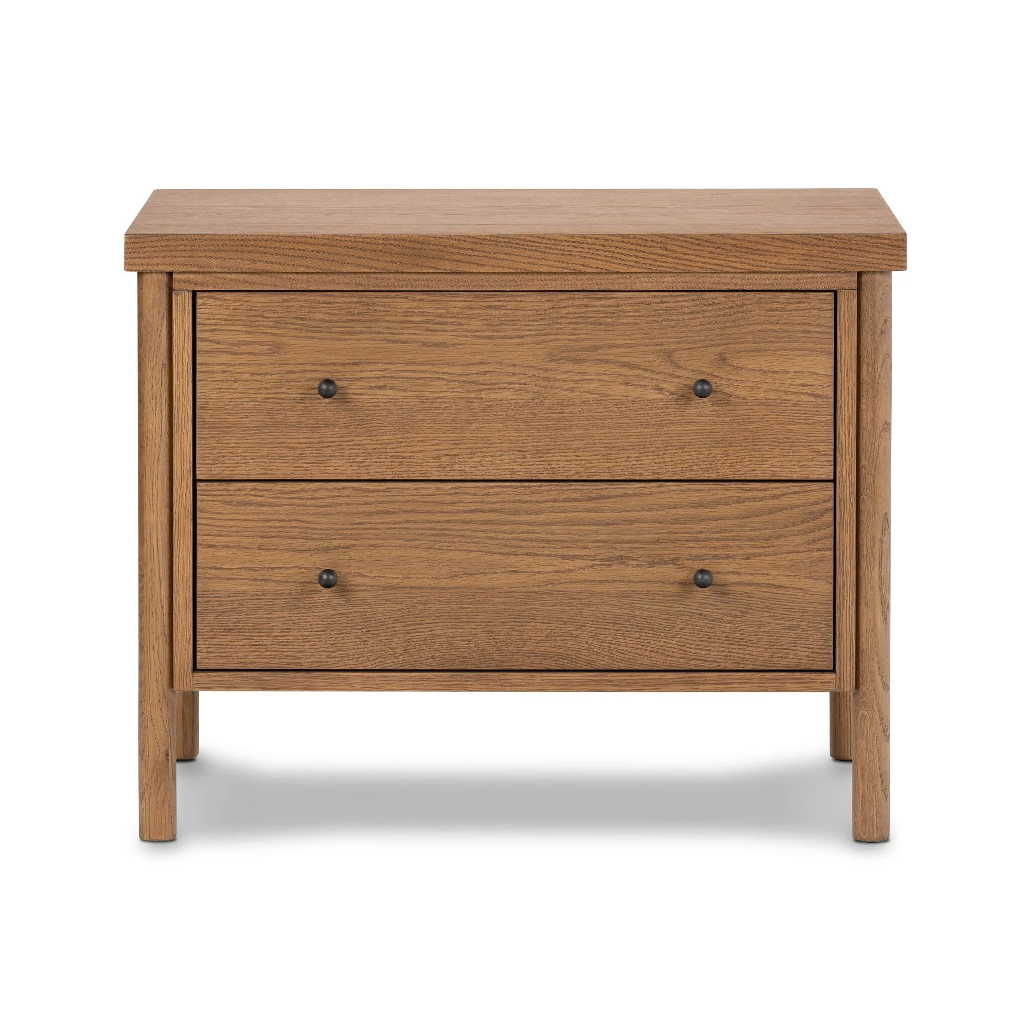 Roark Nightstand - Amber Oak Veneer - Image 1