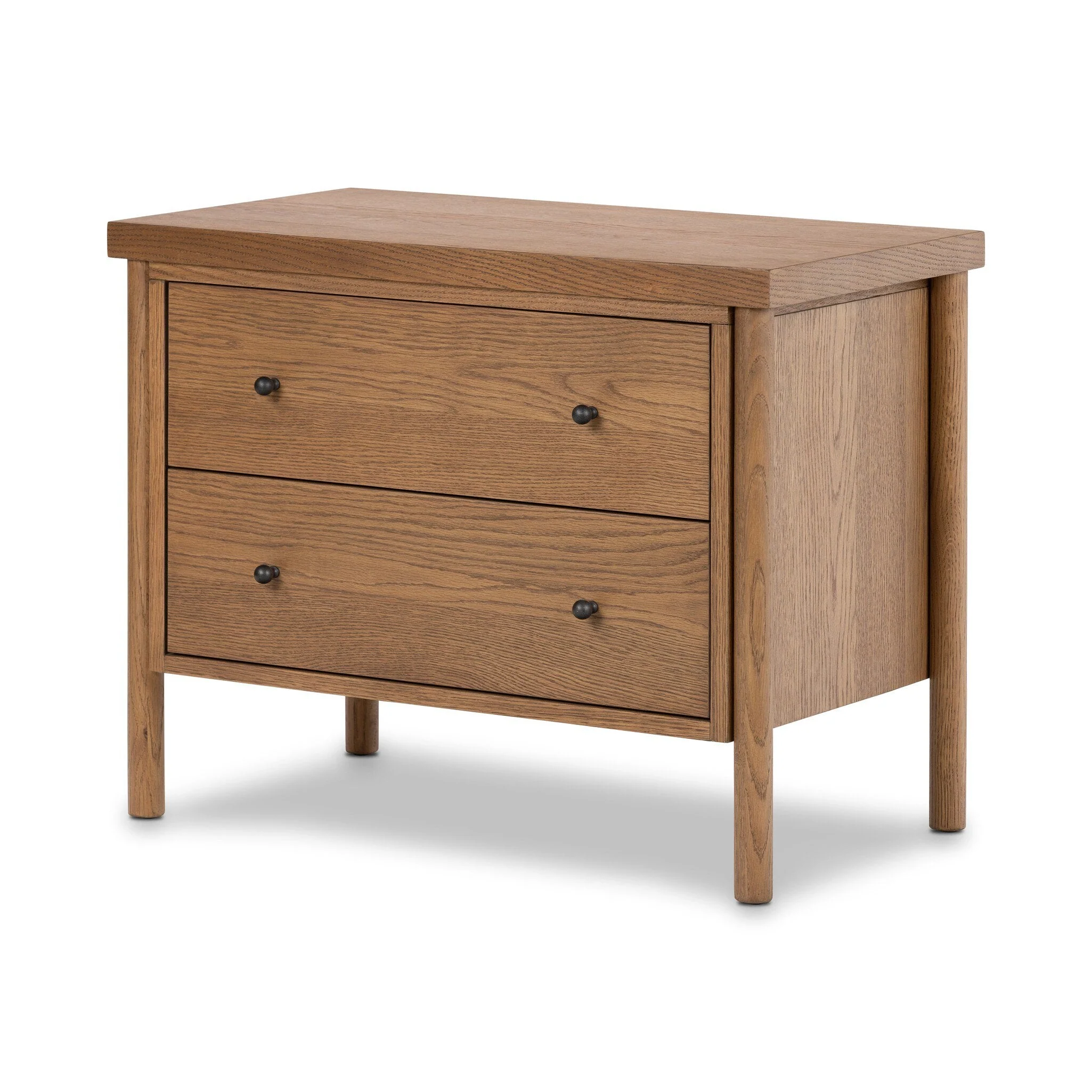 Roark Nightstand - Amber Oak Veneer - Image 2