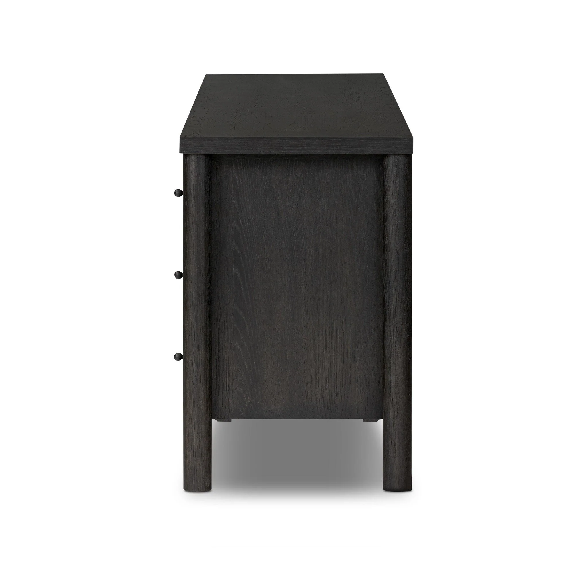 Roark 6 Drawer Dresser - Ebony Oak Veneer - Image 3