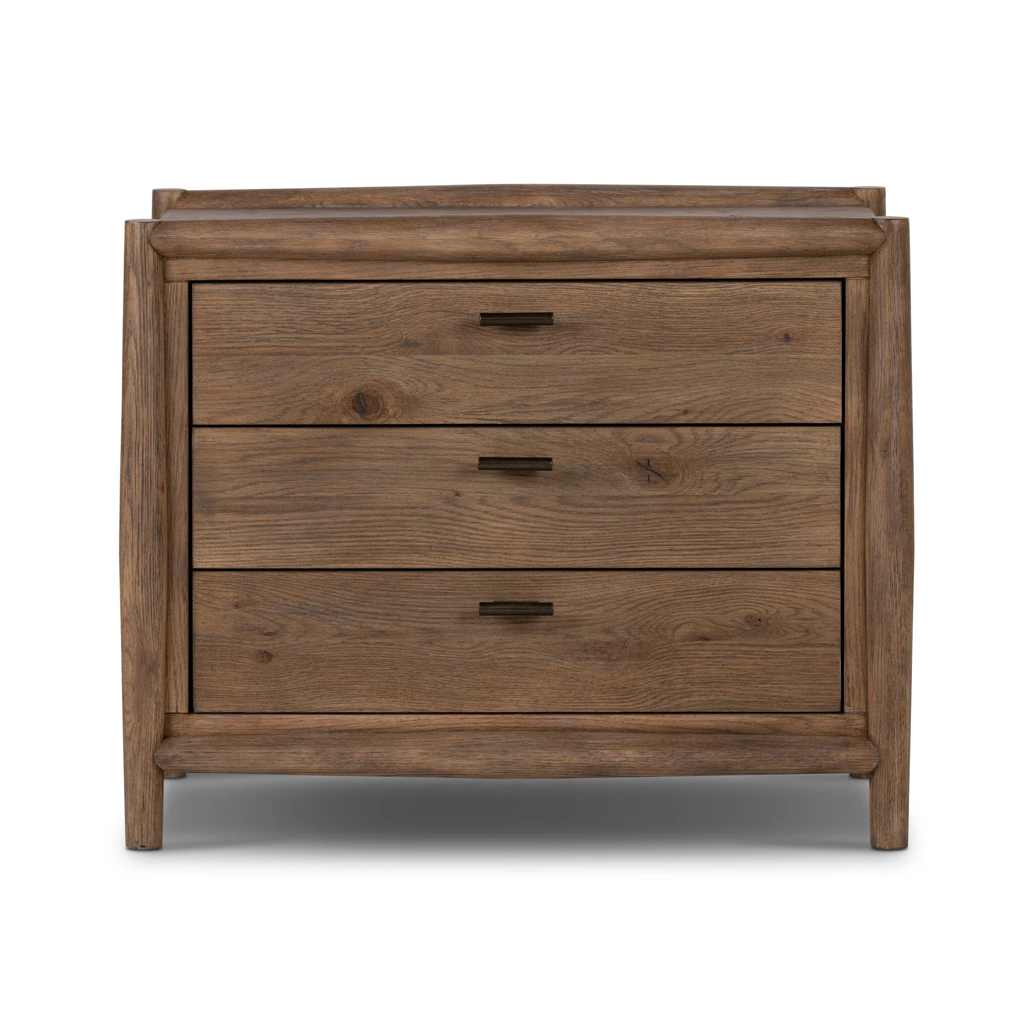 Glenview Nightstand - Weathered Oak Veneer - Image 1