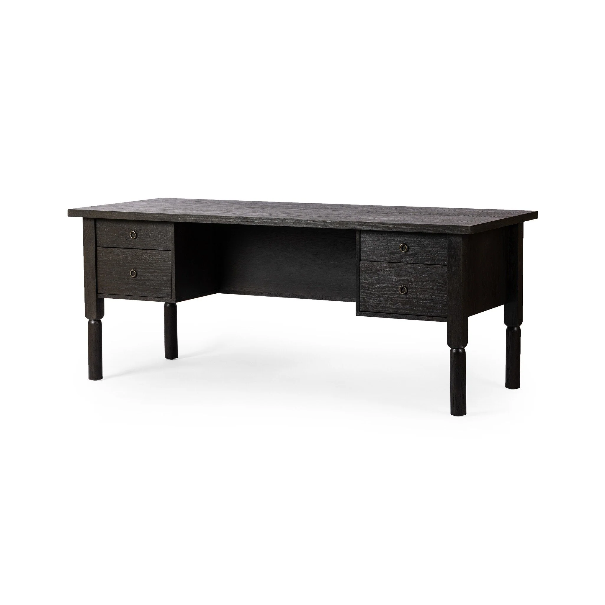 Concord Desk - Charcoal Oak - Image 2