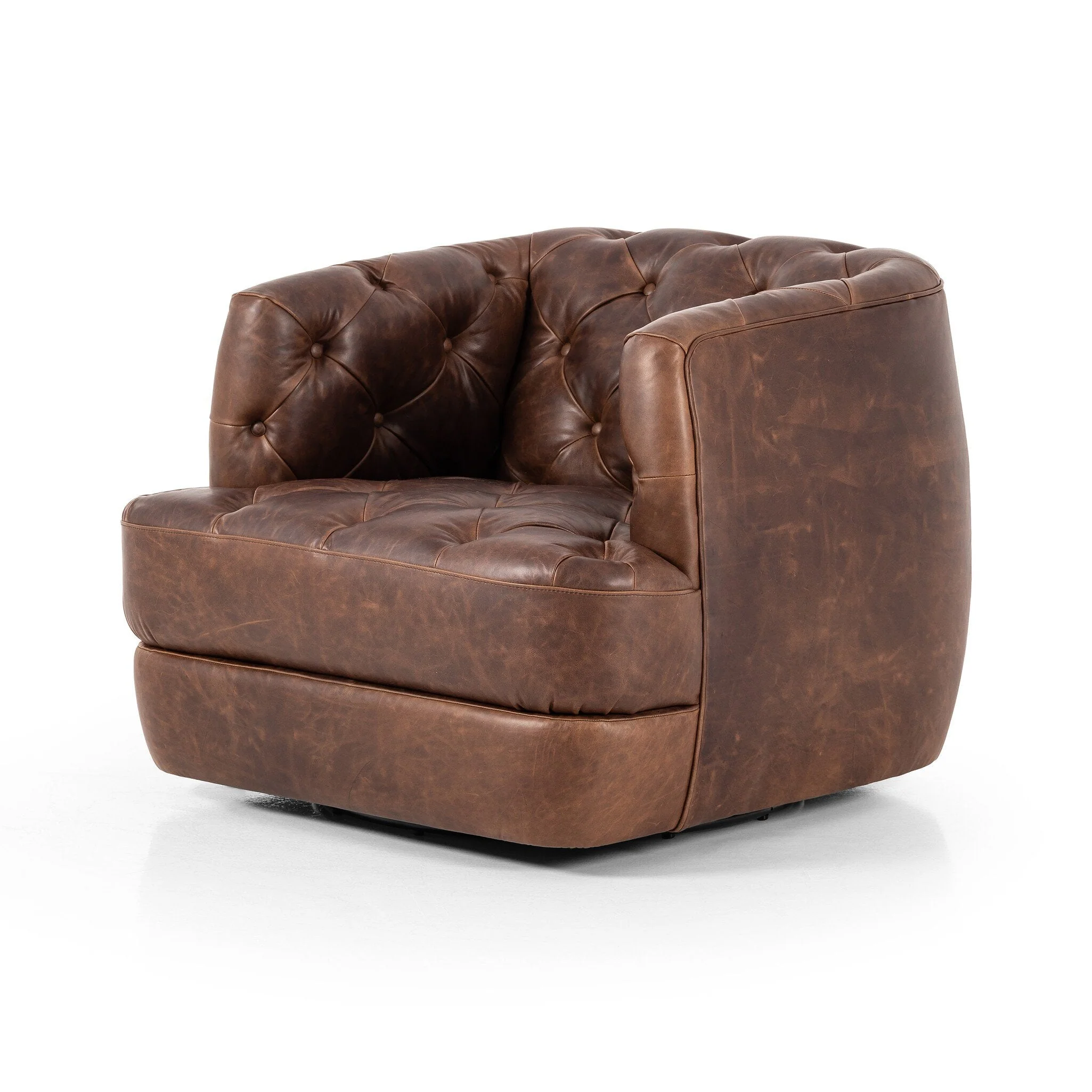 Paul Swivel Chair - Raleigh Cigar - Image 2