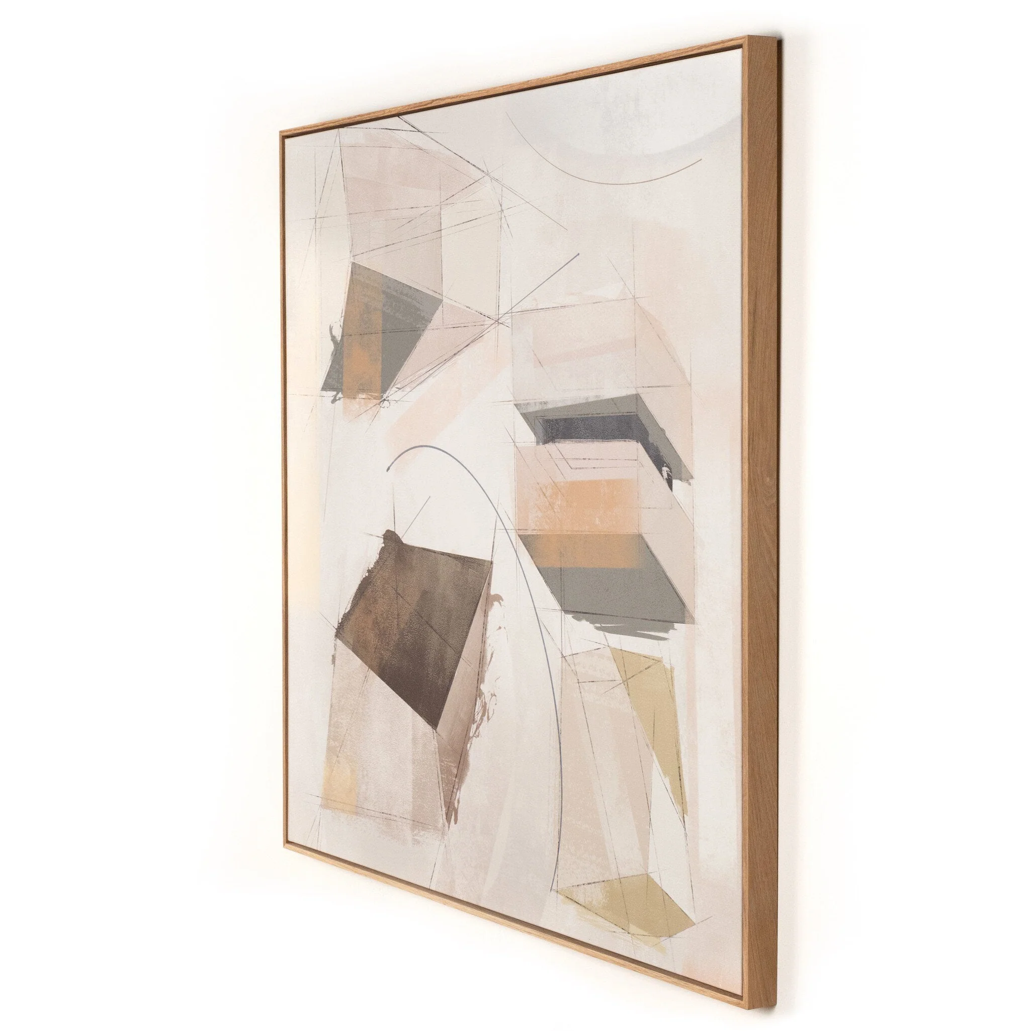Escalate I by Coup d'Esprit - Vertical Grain White Oak Floater - Image 2