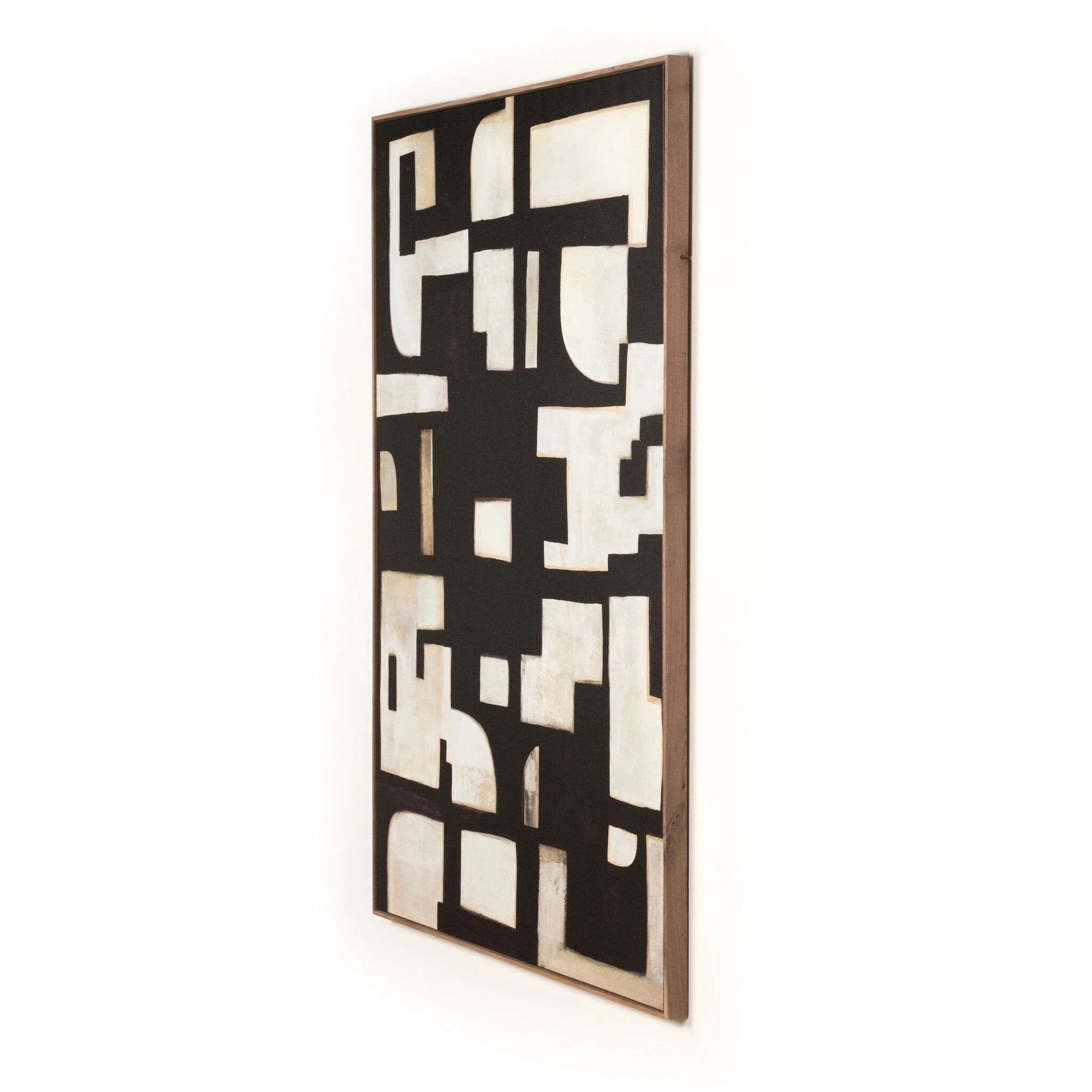 Civilization by Jess Engle - Rustic Walnut Floater - Image 2
