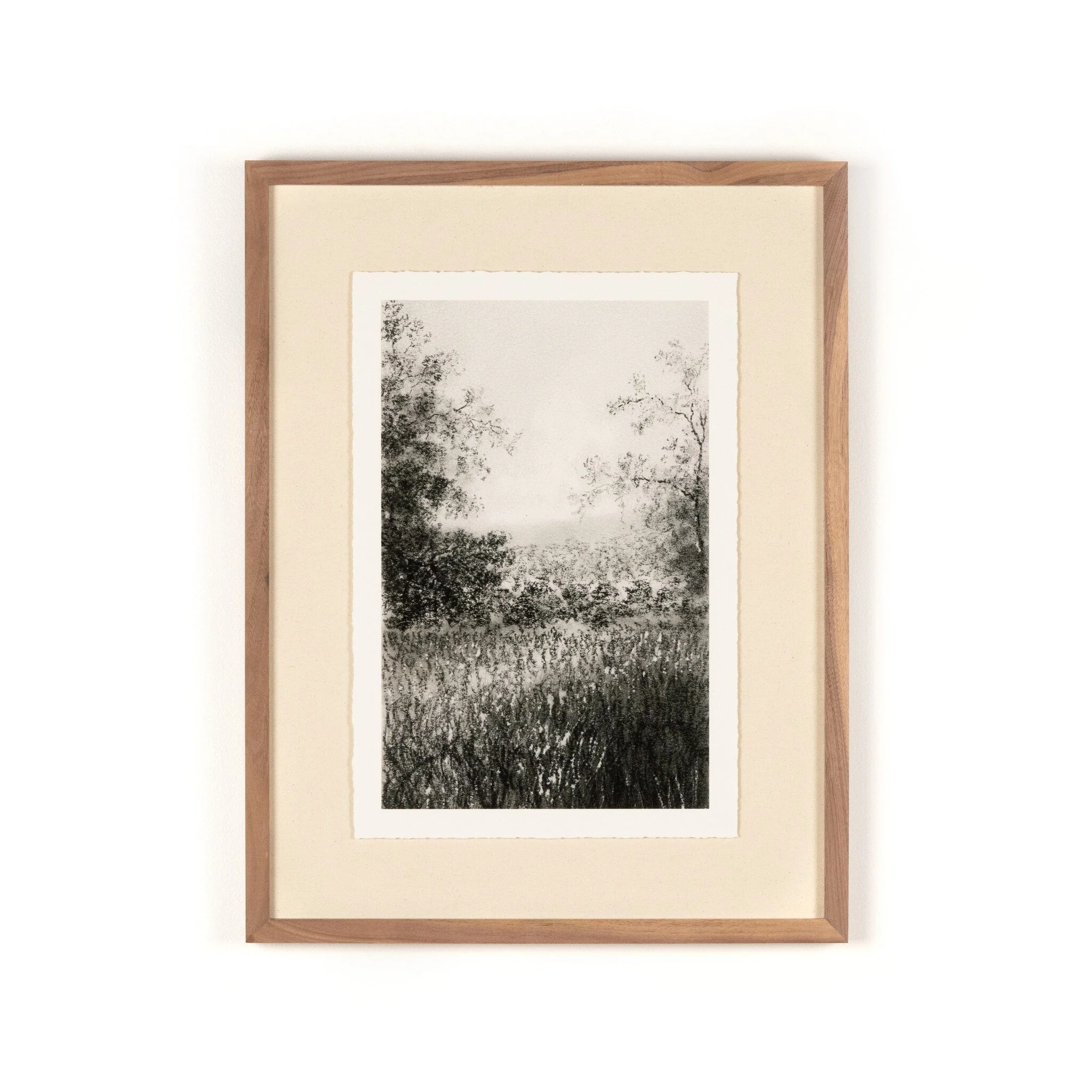 Landscape Study II by Aileen Fitzgerald - Rustic 1.5 Walnut - Image 1