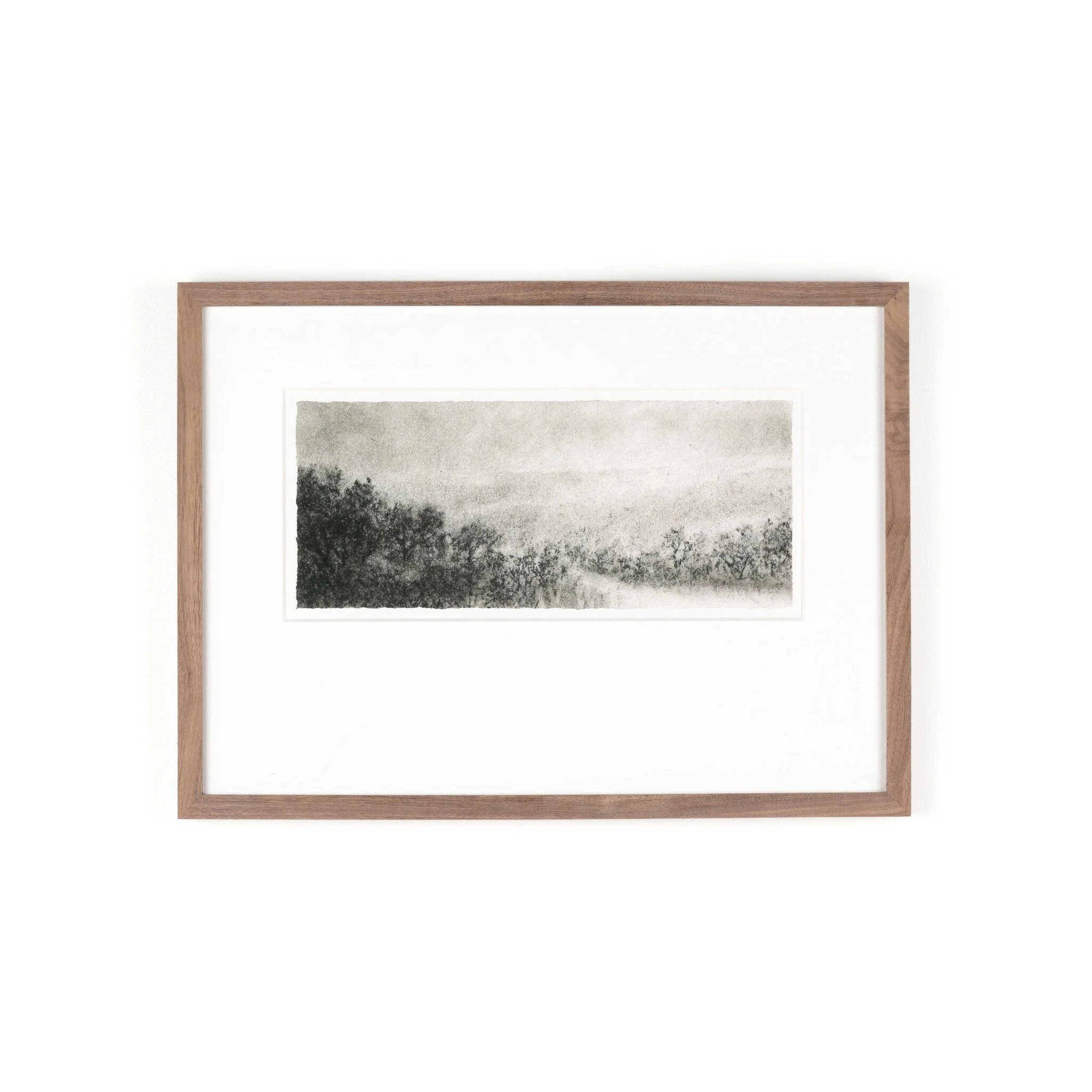 Hill Country Study I by Aileen Fitzgerald - Rustic 1.5 Walnut - Image 1