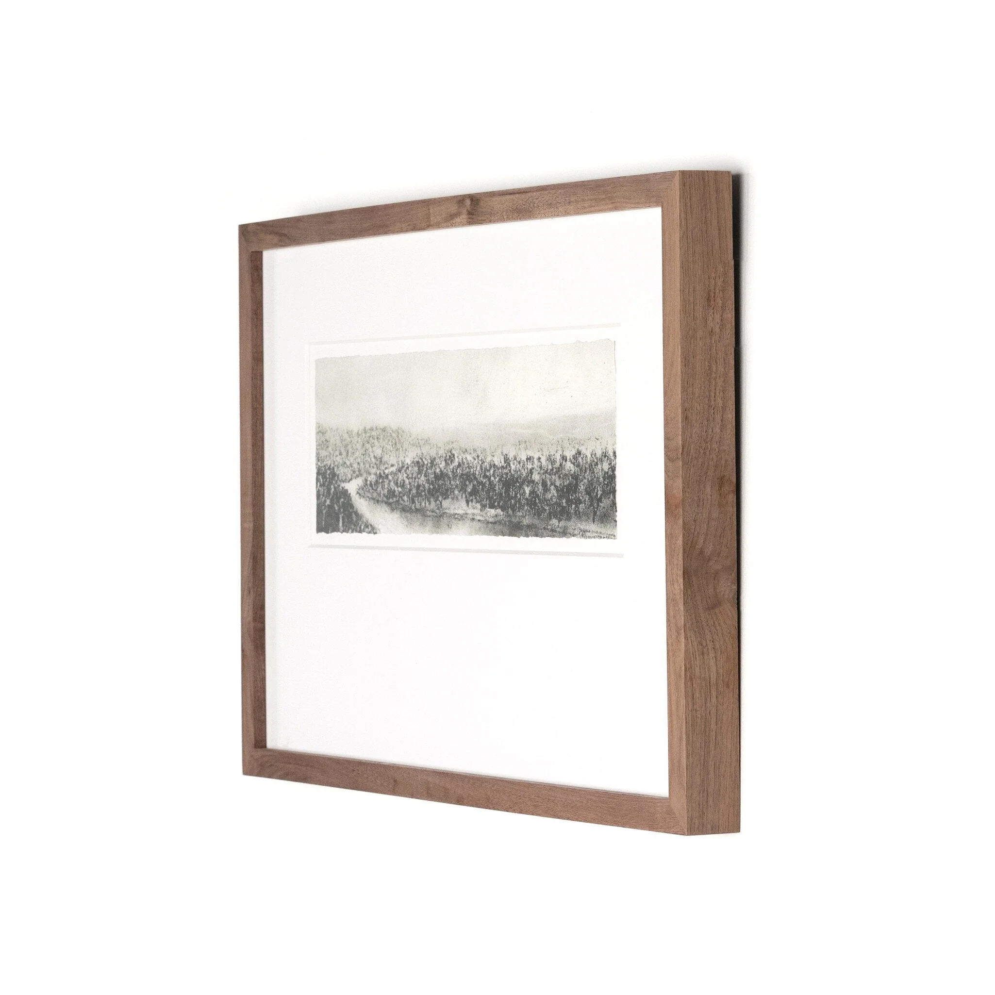 Hill Country Study II  by Aileen Fitzgerald - Rustic 1.5 Walnut - Image 2