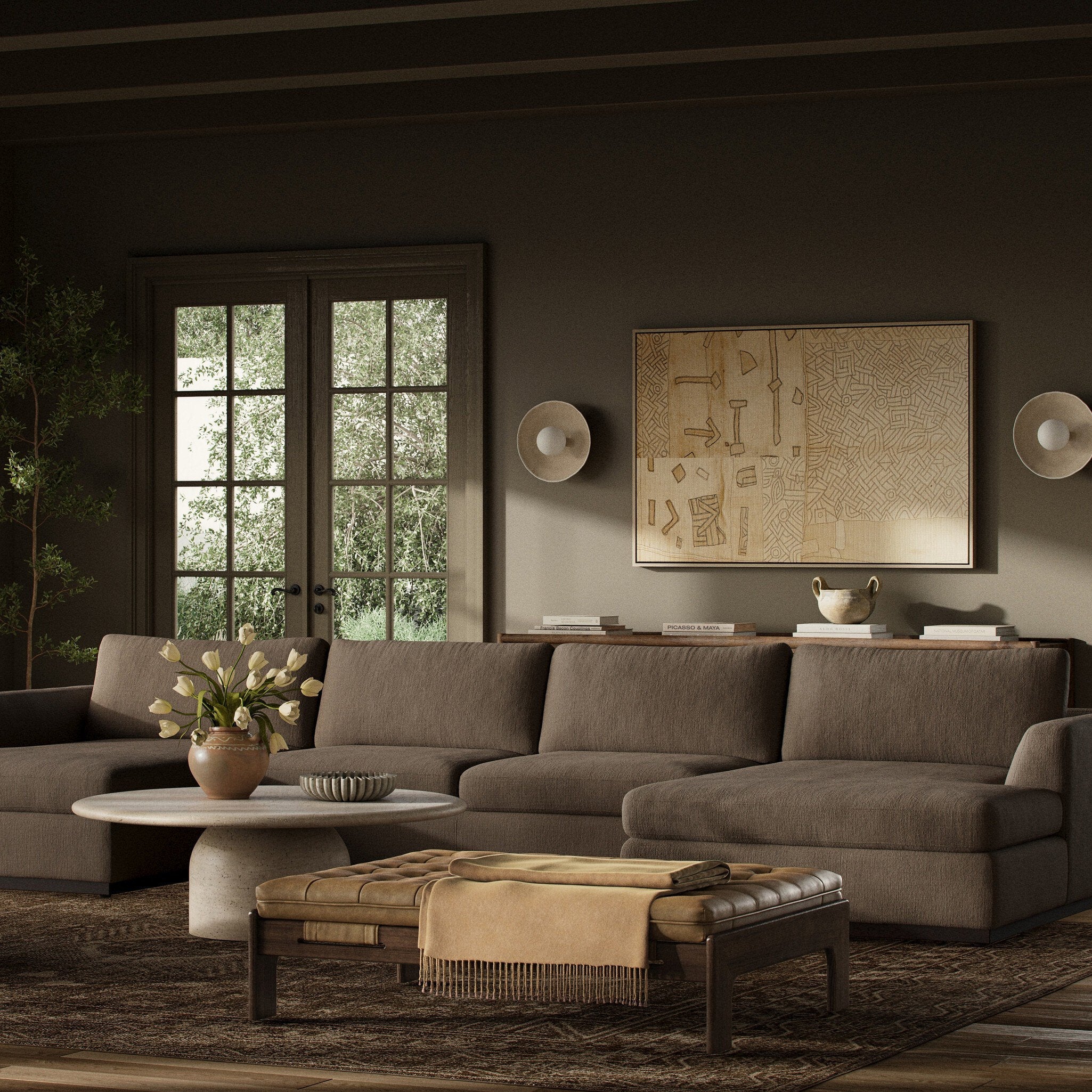 Colt 3-Piece U Sectional - Savoy Coffee - Image 2