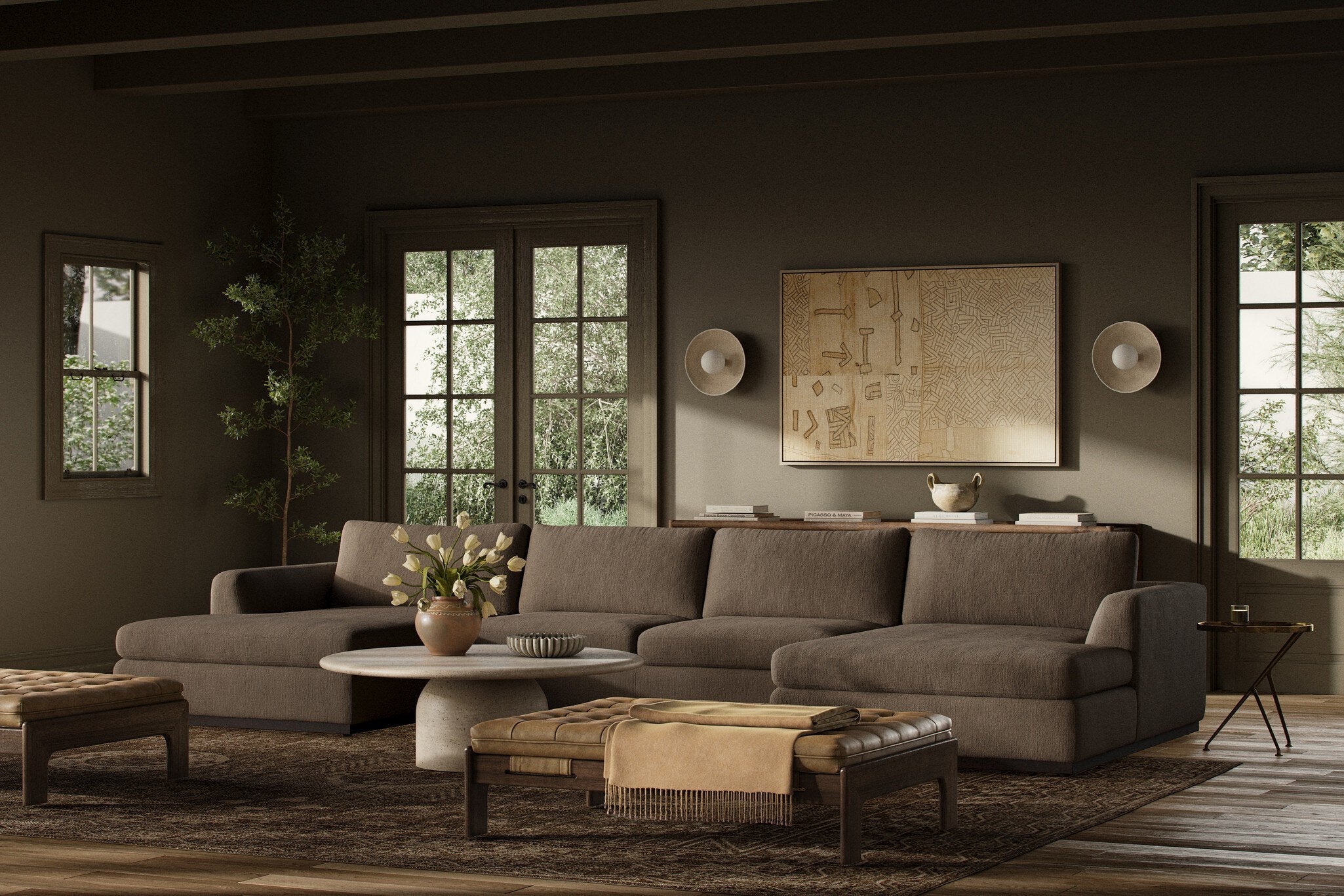 Colt 3-Piece U Sectional - Savoy Coffee - Image 3